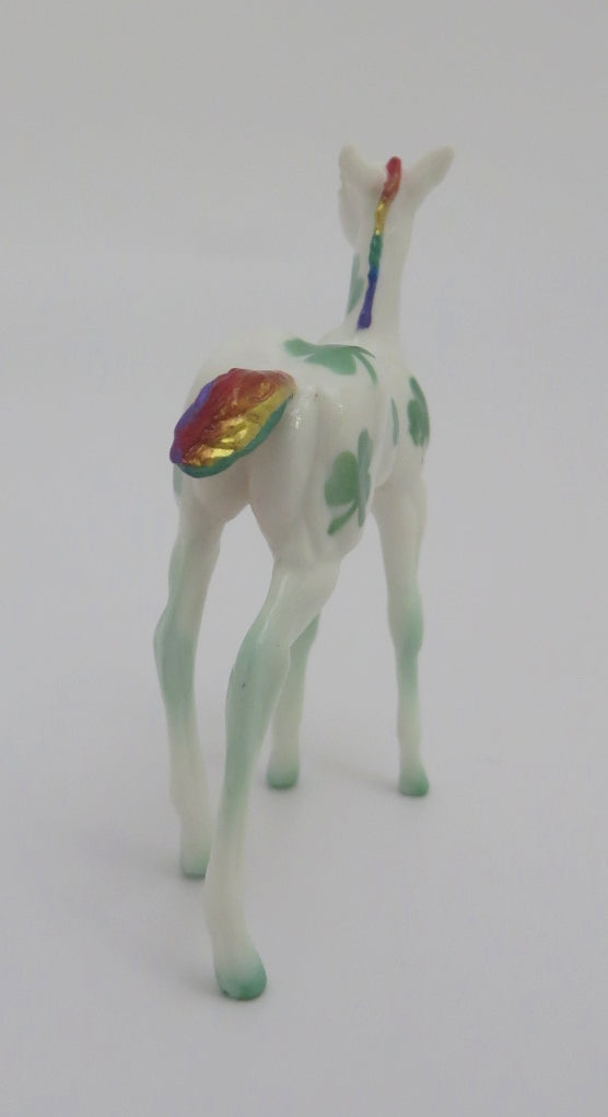 LUCKY RAINBOW- OOAK ST. PATRICKS DAY FOAL DECORATOR CHIP BY JAS FANNING 3/6/20