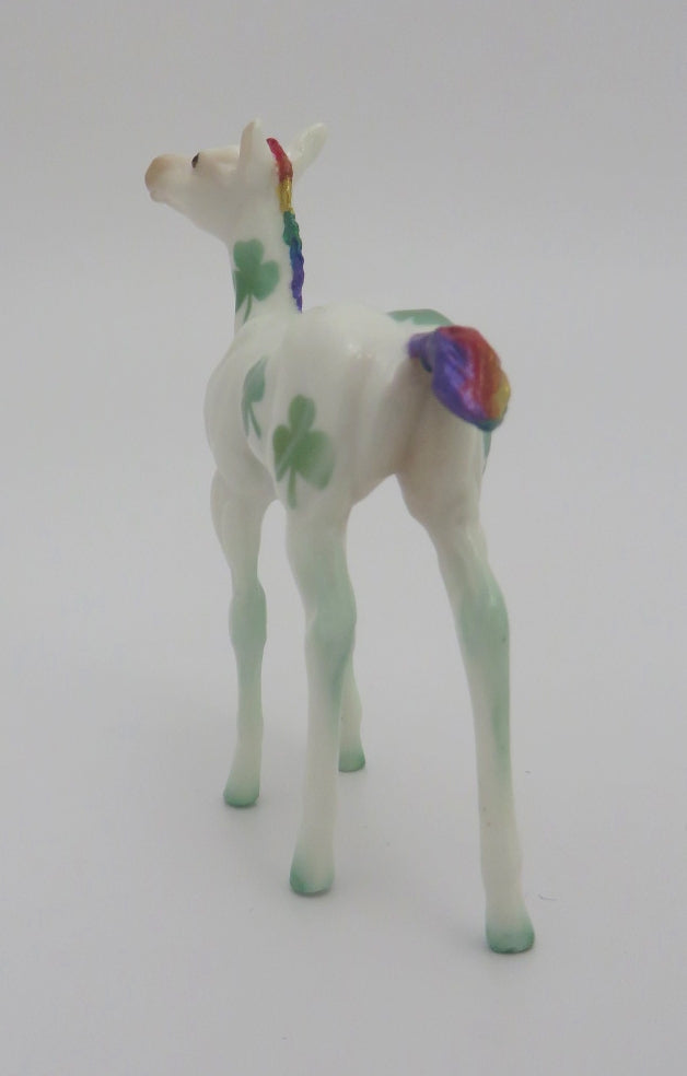 LUCKY RAINBOW- OOAK ST. PATRICKS DAY FOAL DECORATOR CHIP BY JAS FANNING 3/6/20