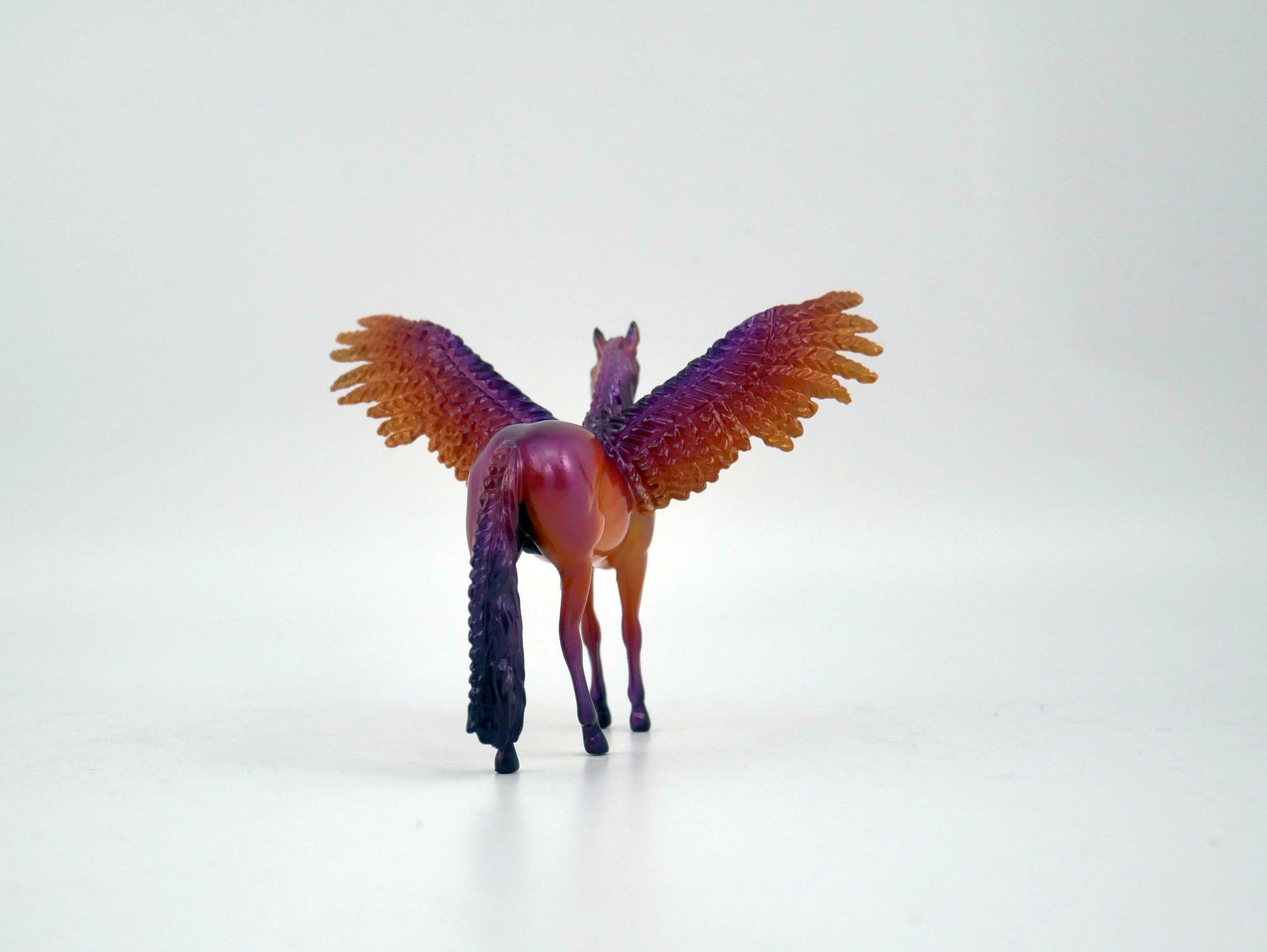 Magenta-OOAK Andalusian Chip Pegasus By Audrey Dixon