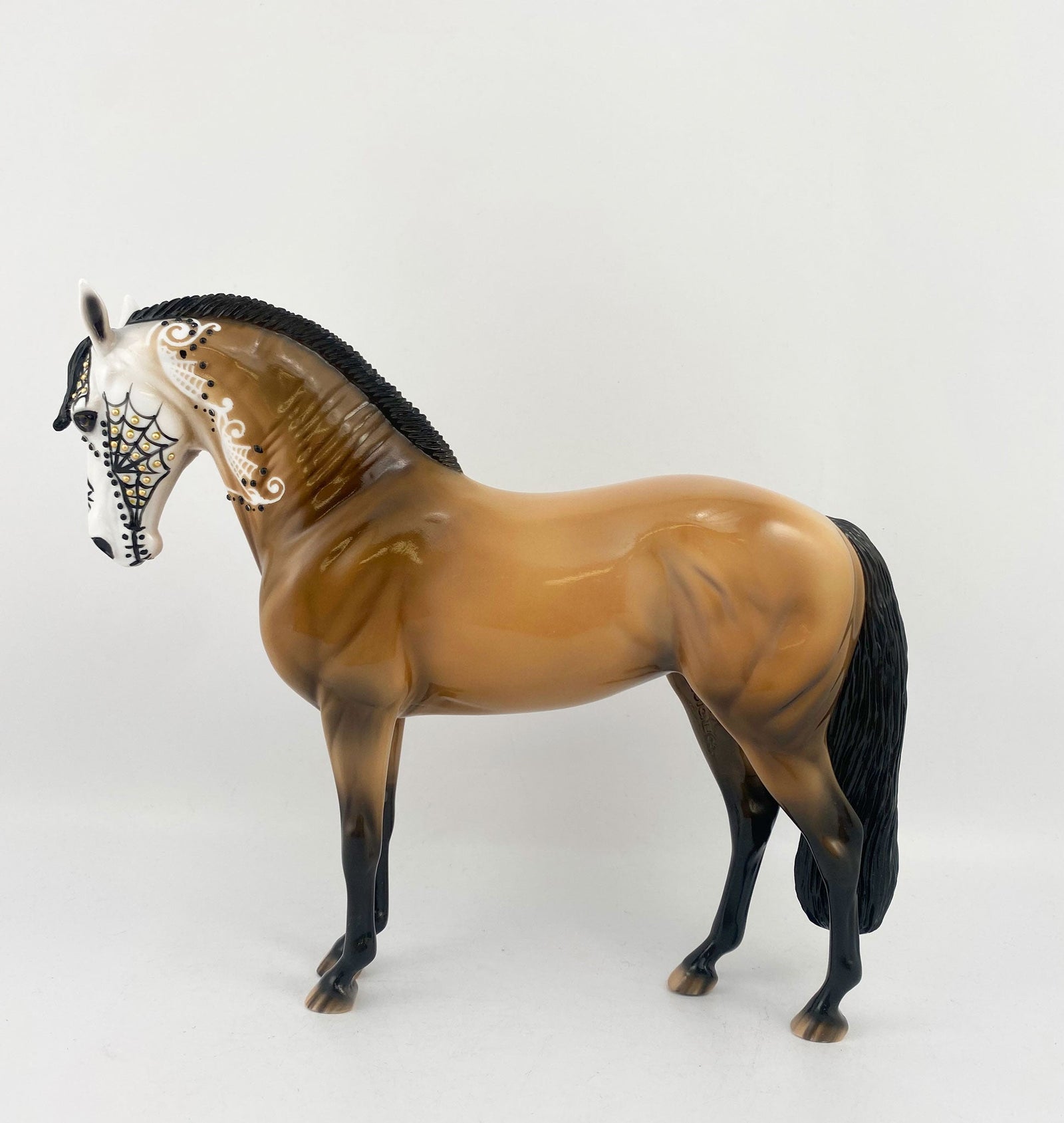 Maleta-OOAK Sugar Skull Andalusian By Dawn Quick MM 2020