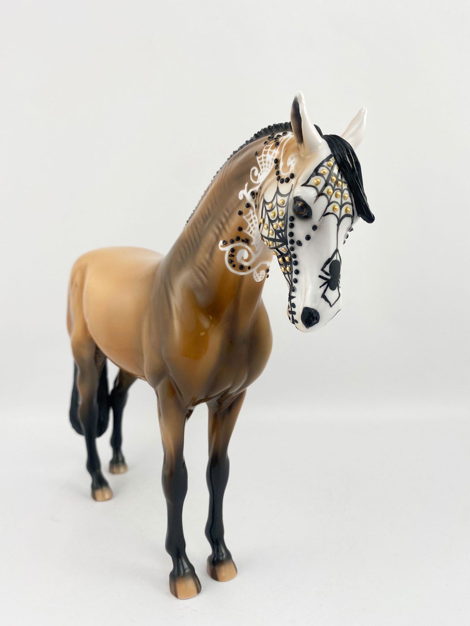 Maleta-OOAK Sugar Skull Andalusian By Dawn Quick MM 2020