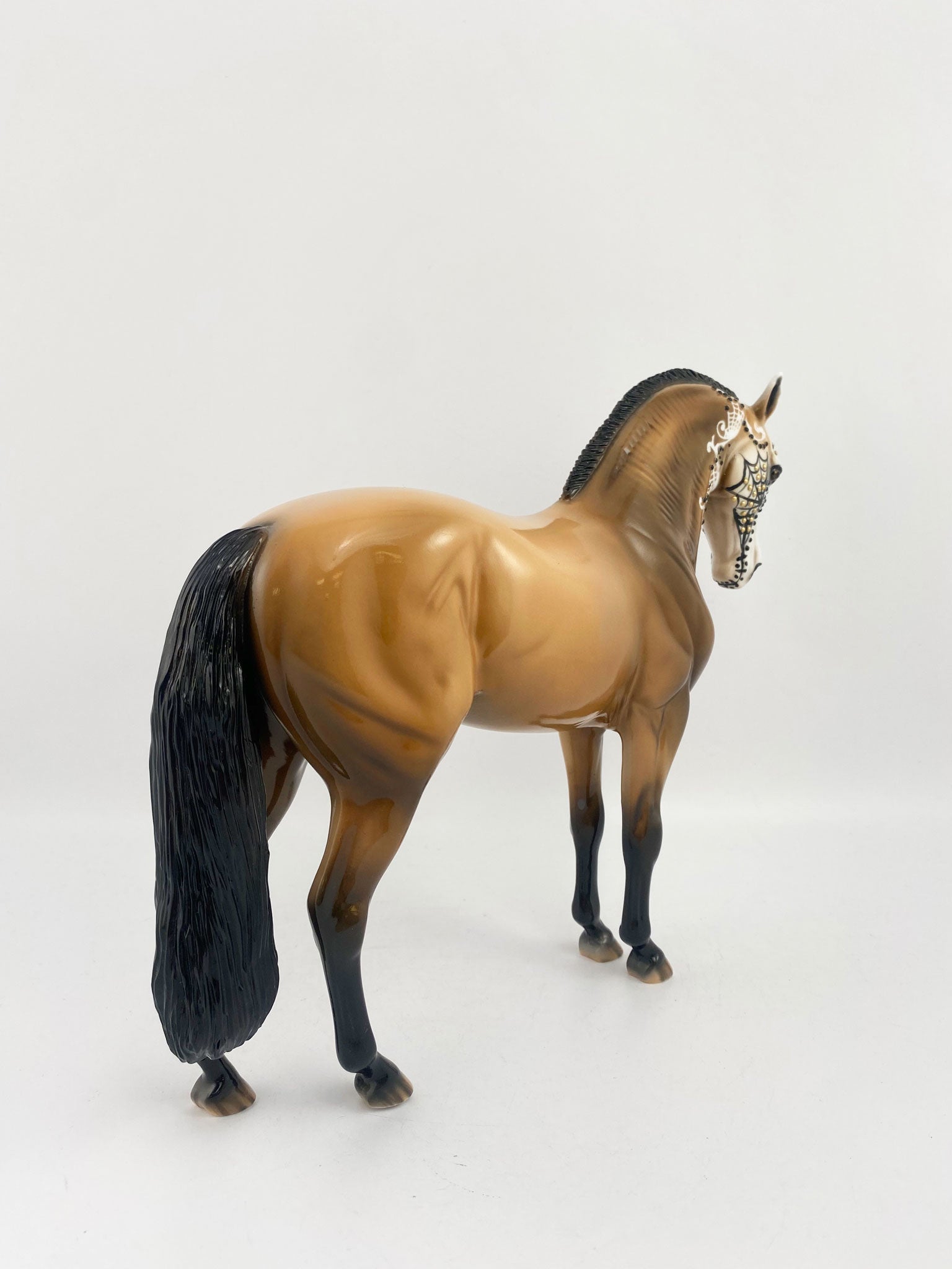 Maleta-OOAK Sugar Skull Andalusian By Dawn Quick MM 2020