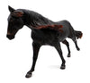 Mamacita -LE-30 Dapple Sunburnt Black Running Stock Horse Mare Painted By Julie Keim 9/17/21