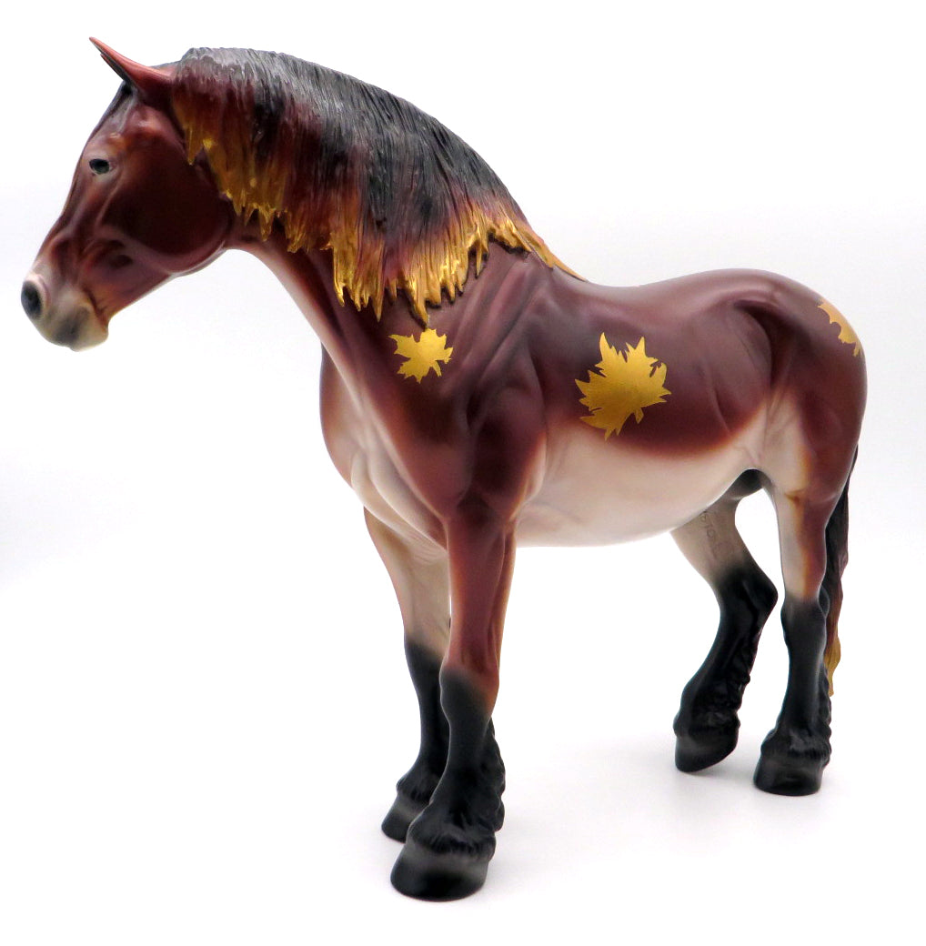 Maple Sugar - OOAK Fall Decorator Draft Mare by Jas Fanning - MM 2021