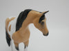 MARCH MADNESS-OOAK BUCKSKIN PAINT ARAB PEBBLES MODEL HORSE 3/13/20