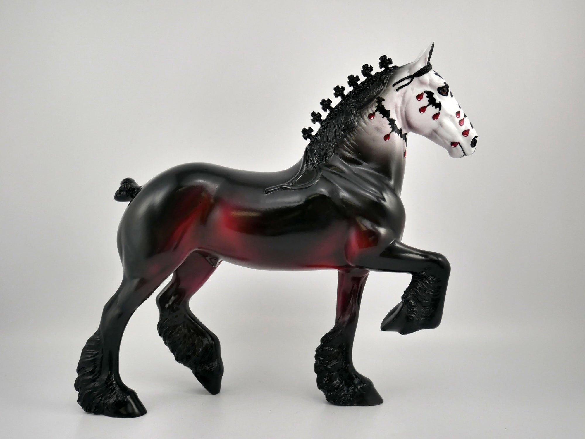 Marcco-OOAK Trotting Drafter Sugar Skull By Dawn Quick MM 2020