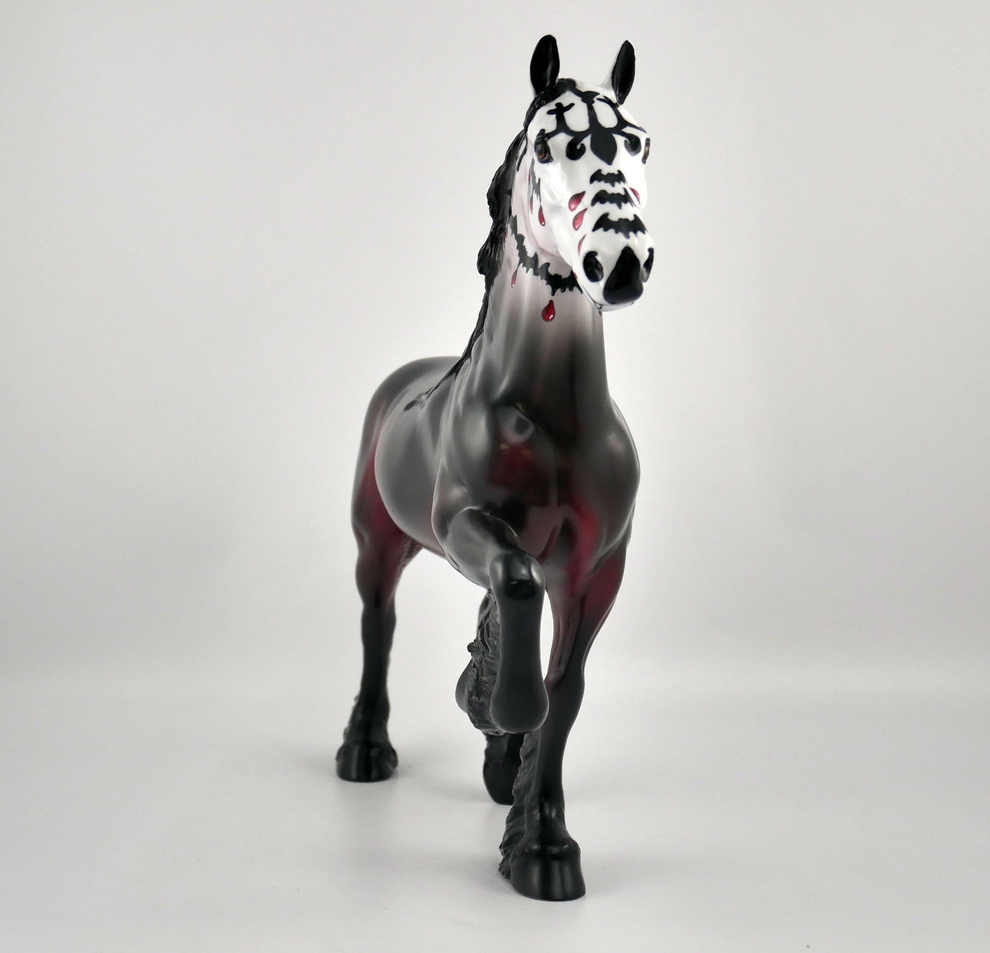 MARCO-OOAK DECORATOR TROTTING DRAFTER SUGAR SKULL BY DAWN QUICK MM2020