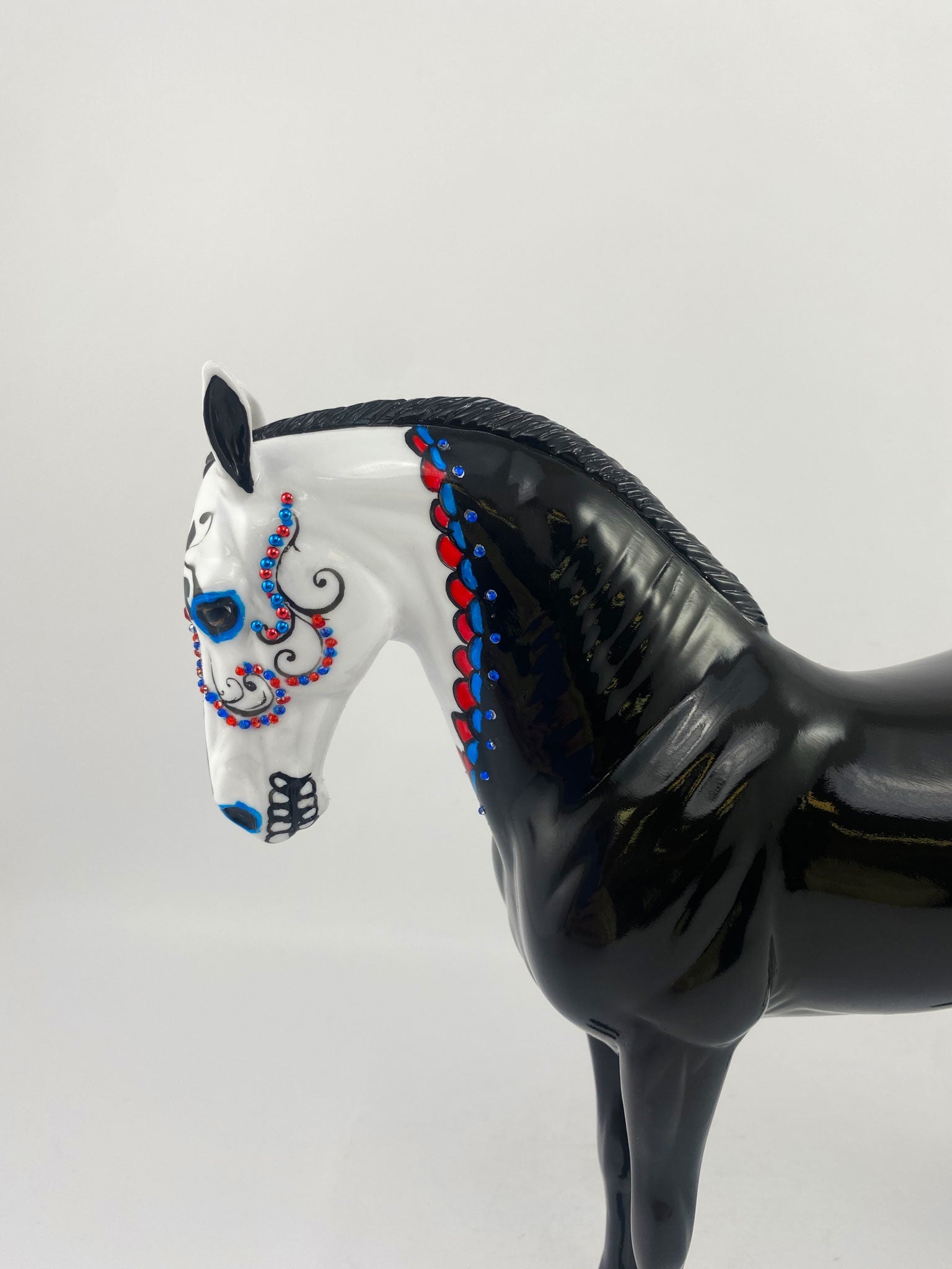 Maswar-OOAK Sugar Skull Andalusian By Dawn Quick MM 2020