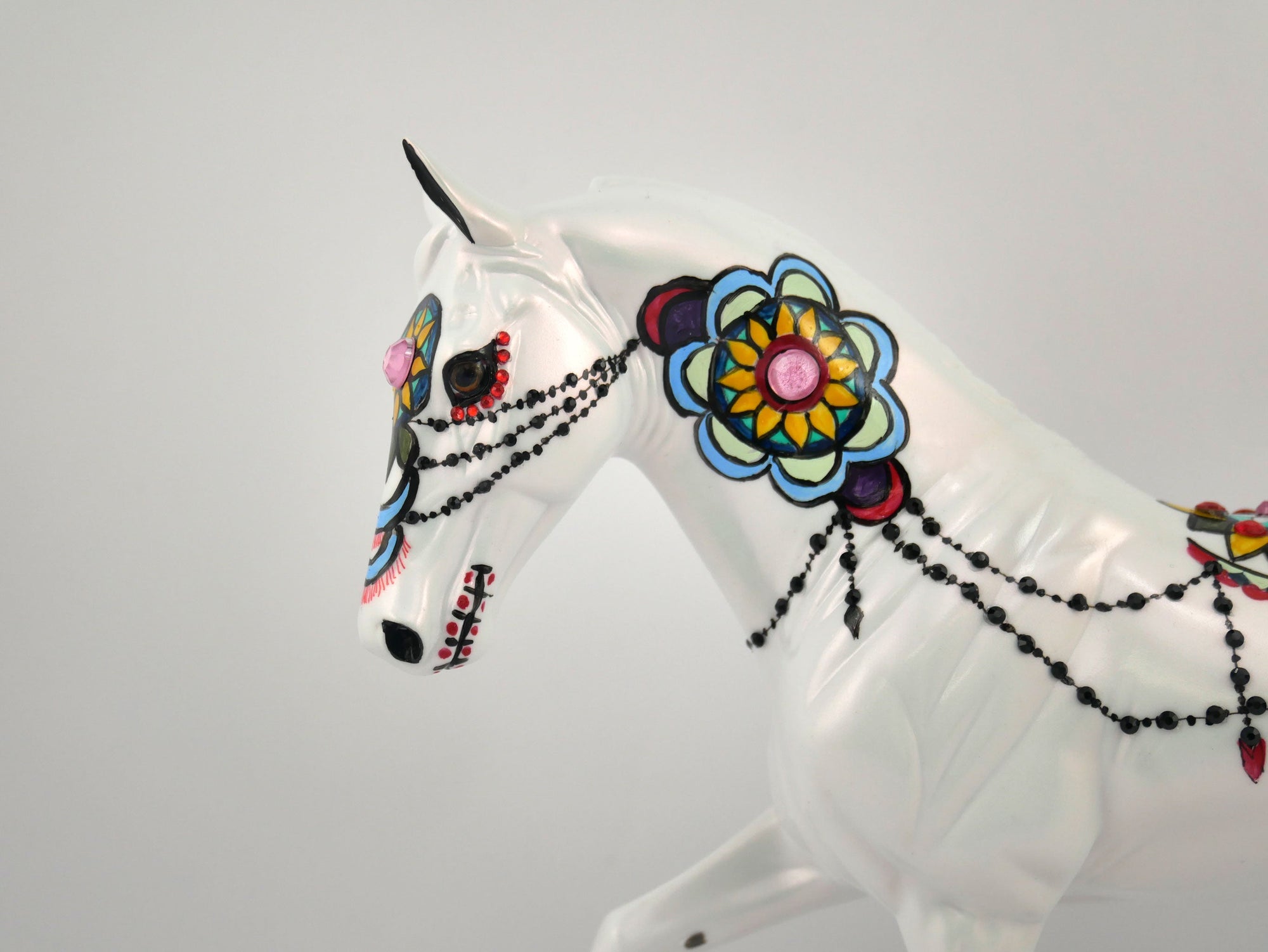 MATEO -OOAK SUGAR SKULL TENNESEE WALKER BY DAWN QUICK MM2020