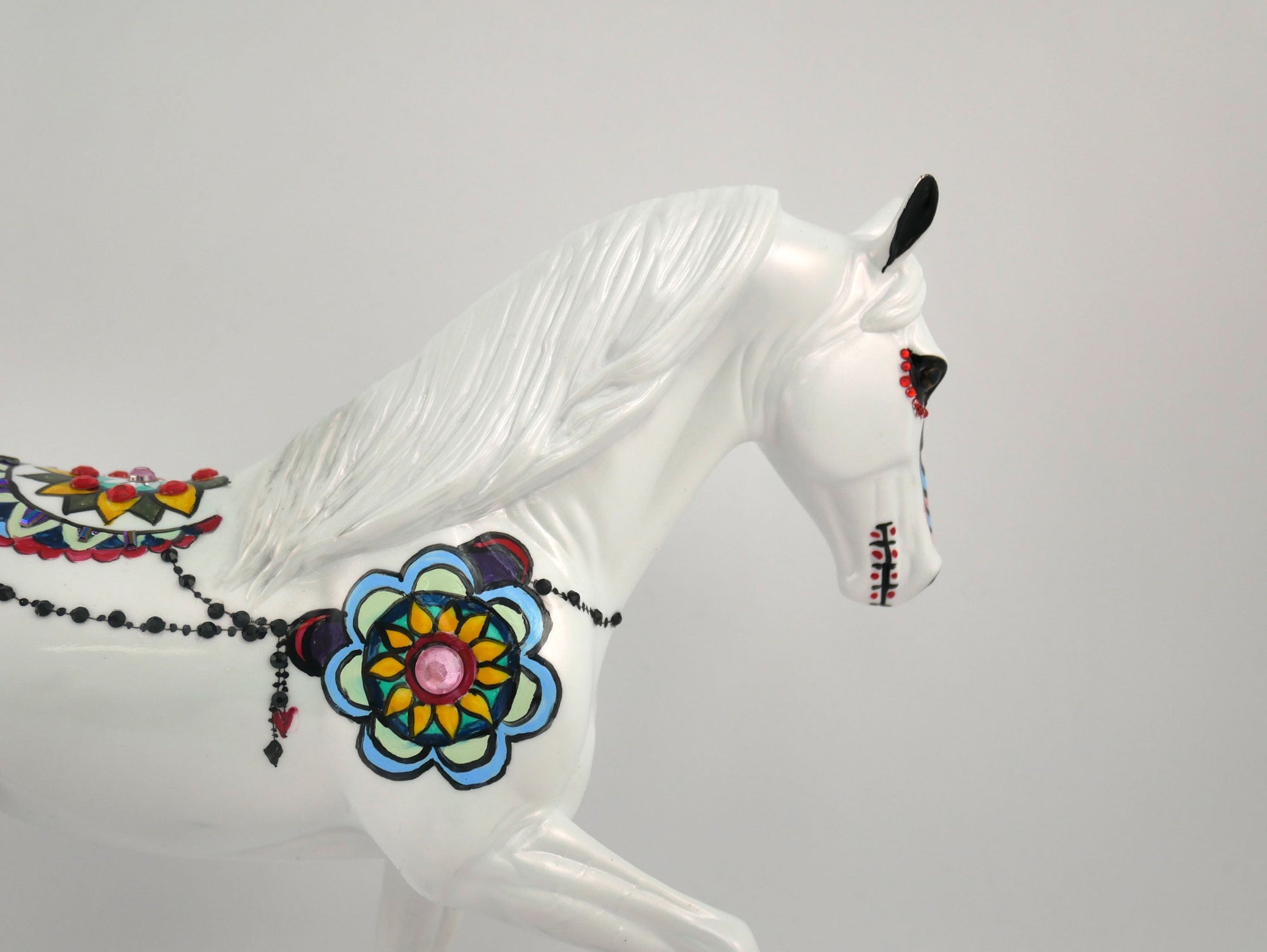 MATEO -OOAK SUGAR SKULL TENNESEE WALKER BY DAWN QUICK MM2020