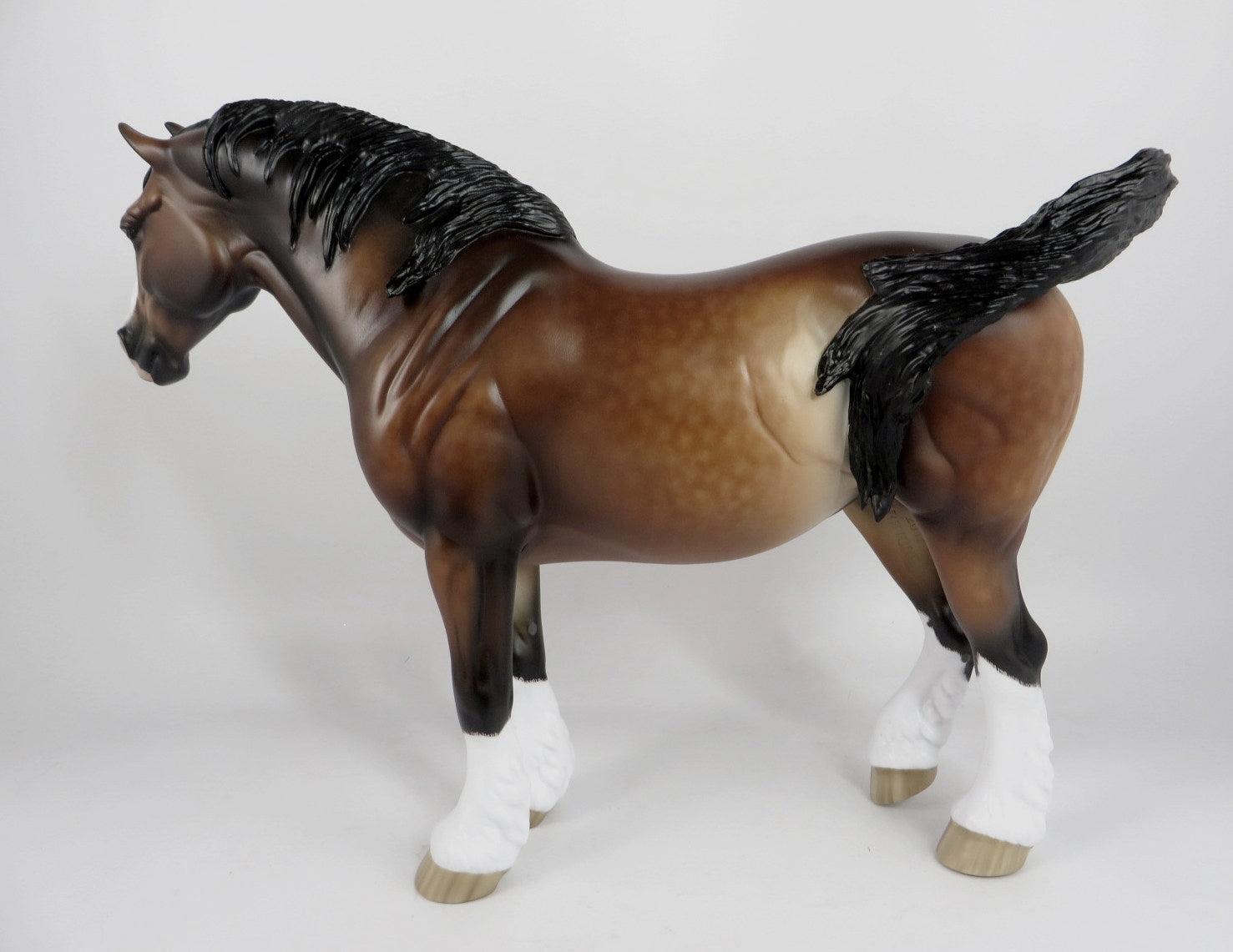 MAUREEN - OOAK STAR DAPPLE BAY CM HEAVY DRAFT BY SHERYL LEISURE WHS19