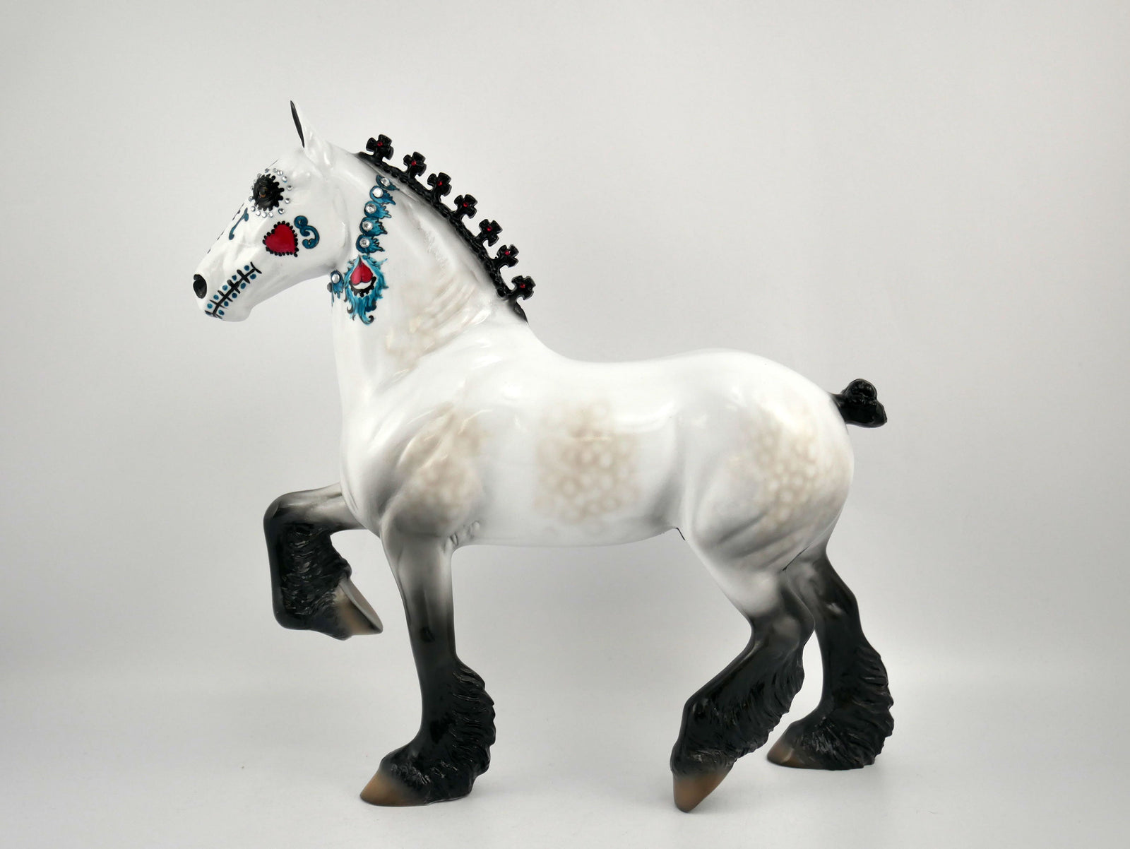 MAXIMILIANO-OOAK DECORATOR SUGAR SKULL BY DAWN QUICK MM2020