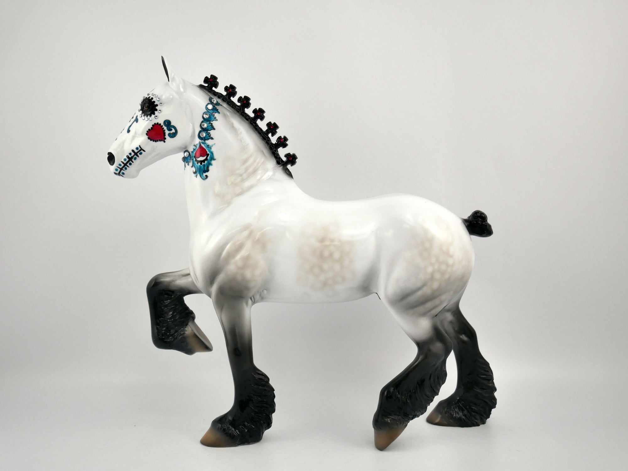 MAXIMILIANO-OOAK DECORATOR SUGAR SKULL BY DAWN QUICK MM2020