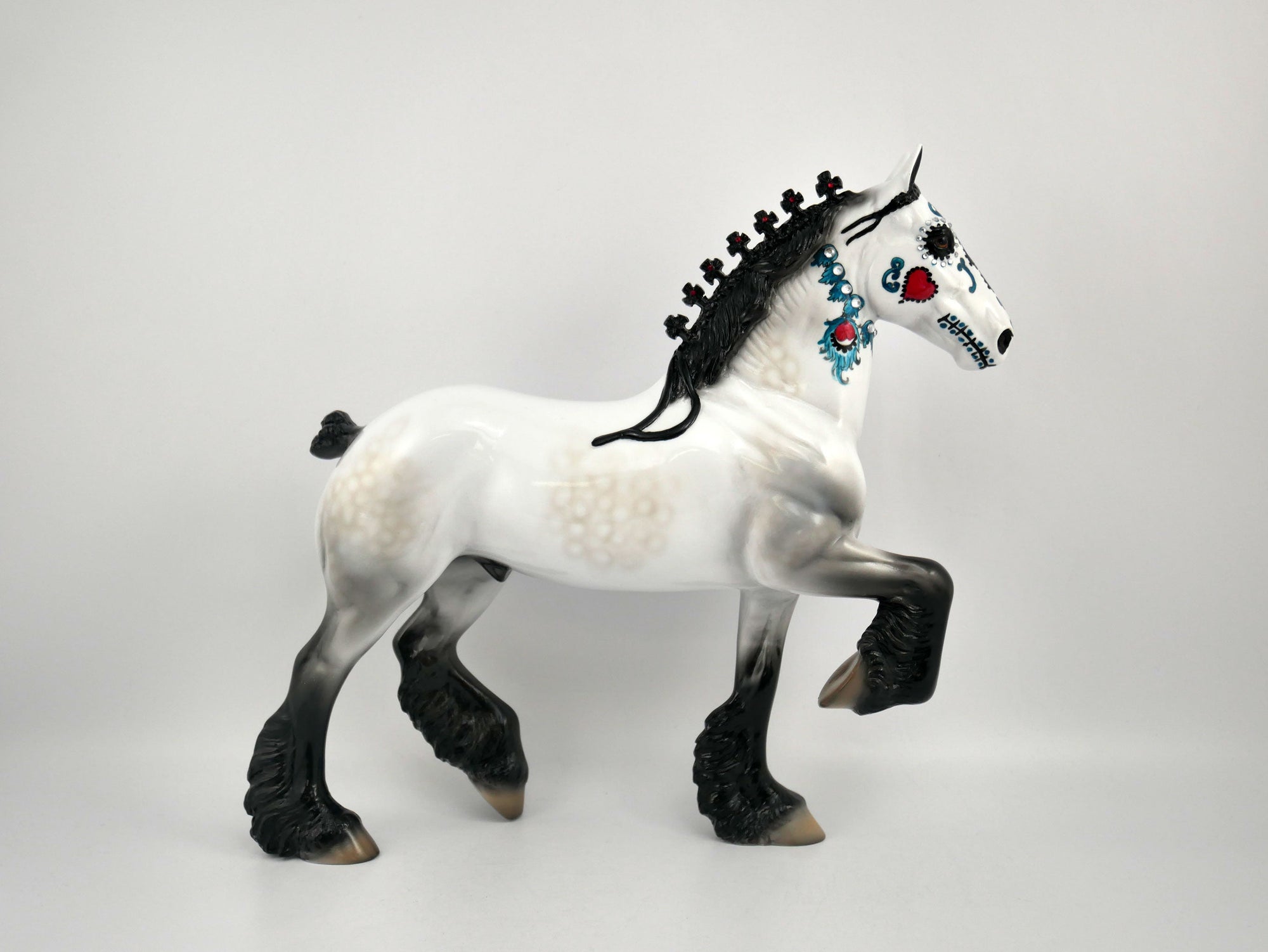 MAXIMILIANO-OOAK DECORATOR SUGAR SKULL BY DAWN QUICK MM2020