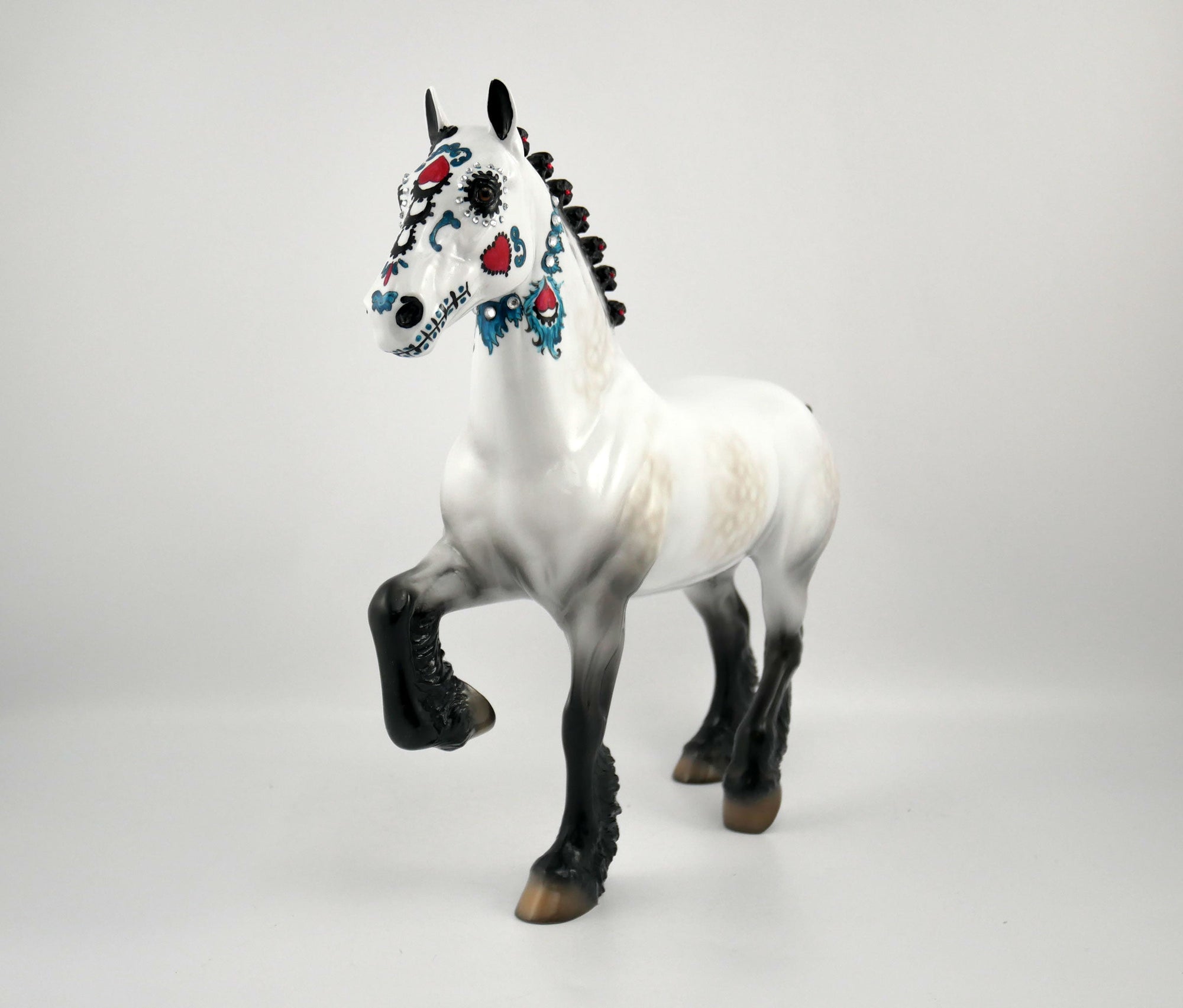 MAXIMILIANO-OOAK DECORATOR SUGAR SKULL BY DAWN QUICK MM2020