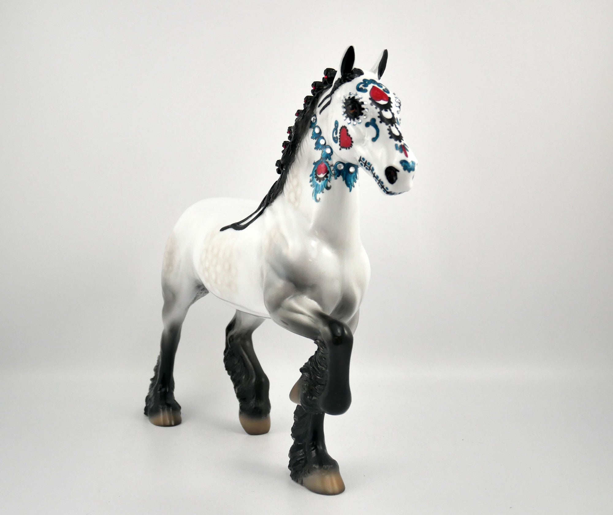 MAXIMILIANO-OOAK DECORATOR SUGAR SKULL BY DAWN QUICK MM2020