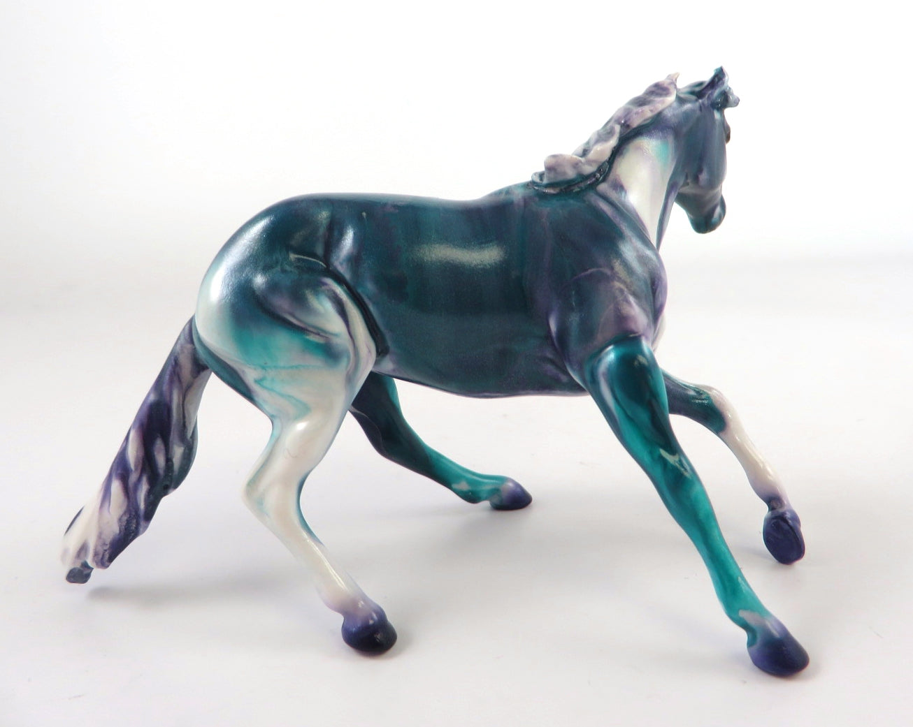 MAXIMUM BLUE-PURPLE CUTTER CHIP -OOAK   DECORATOR CUTTER CHIP BY KAYLA WESSE WHS19