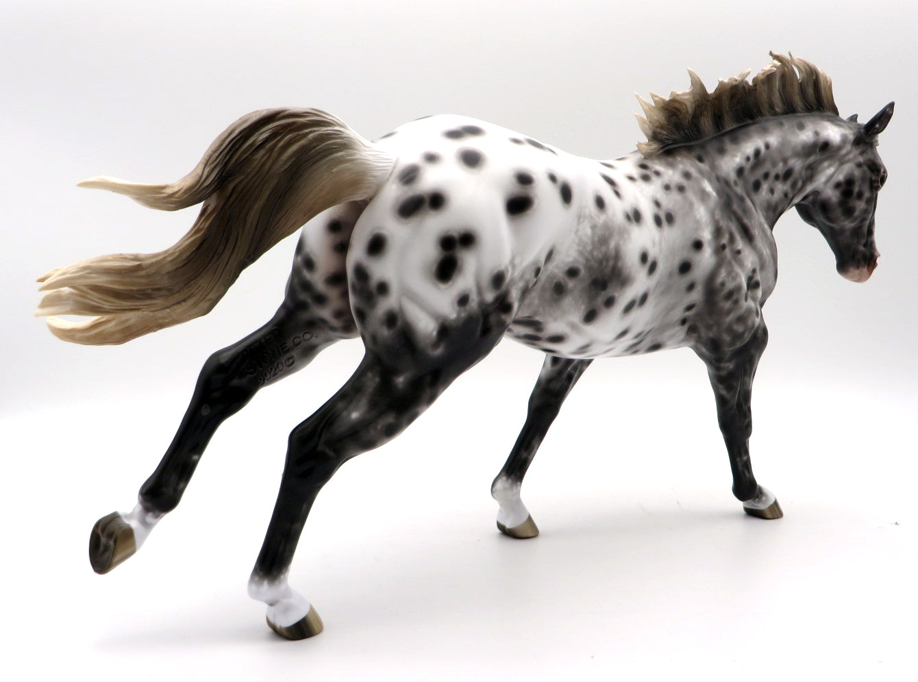 Mercy Me-OOAK Appaloosa Running Stock Horse Painted by Sheryl Leisure MM 21