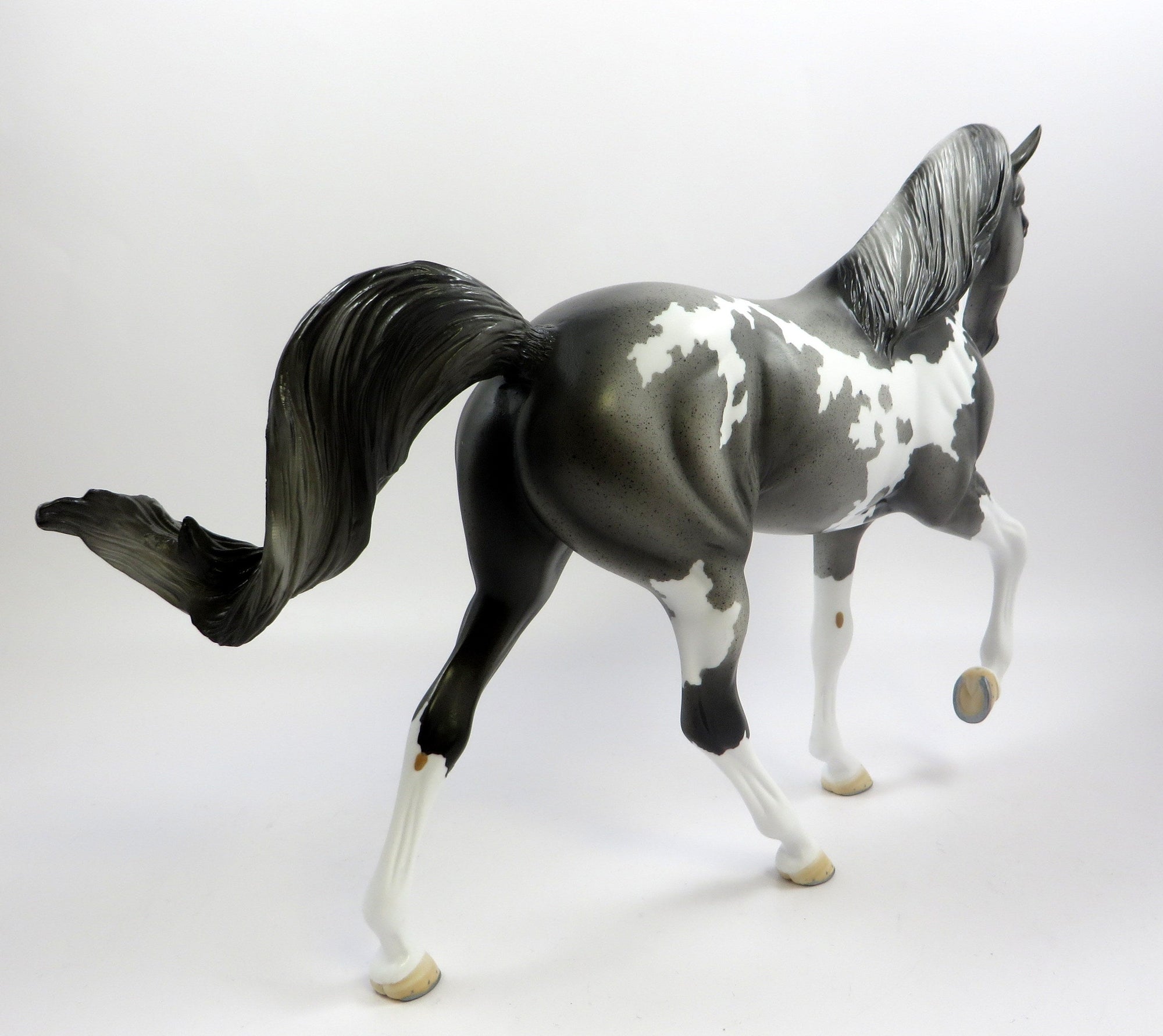 MERKING-OOAK BLUE ROAN TENNESSEE WALKER MODEL HORSE EQ 2019