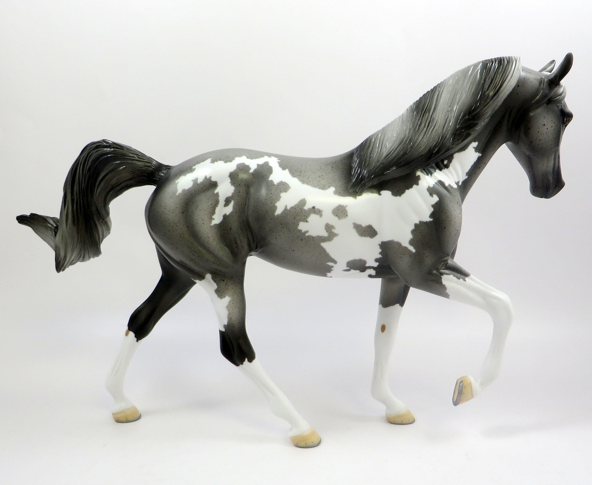 MERKING-OOAK BLUE ROAN TENNESSEE WALKER MODEL HORSE EQ 2019