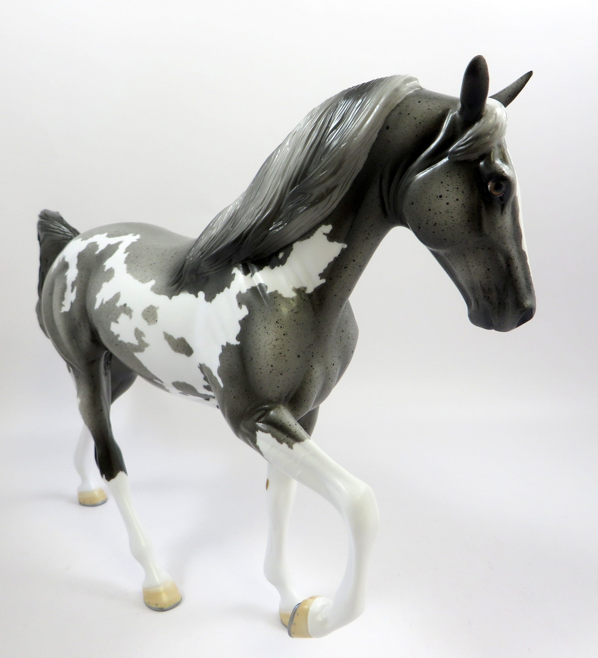 MERKING-OOAK BLUE ROAN TENNESSEE WALKER MODEL HORSE EQ 2019