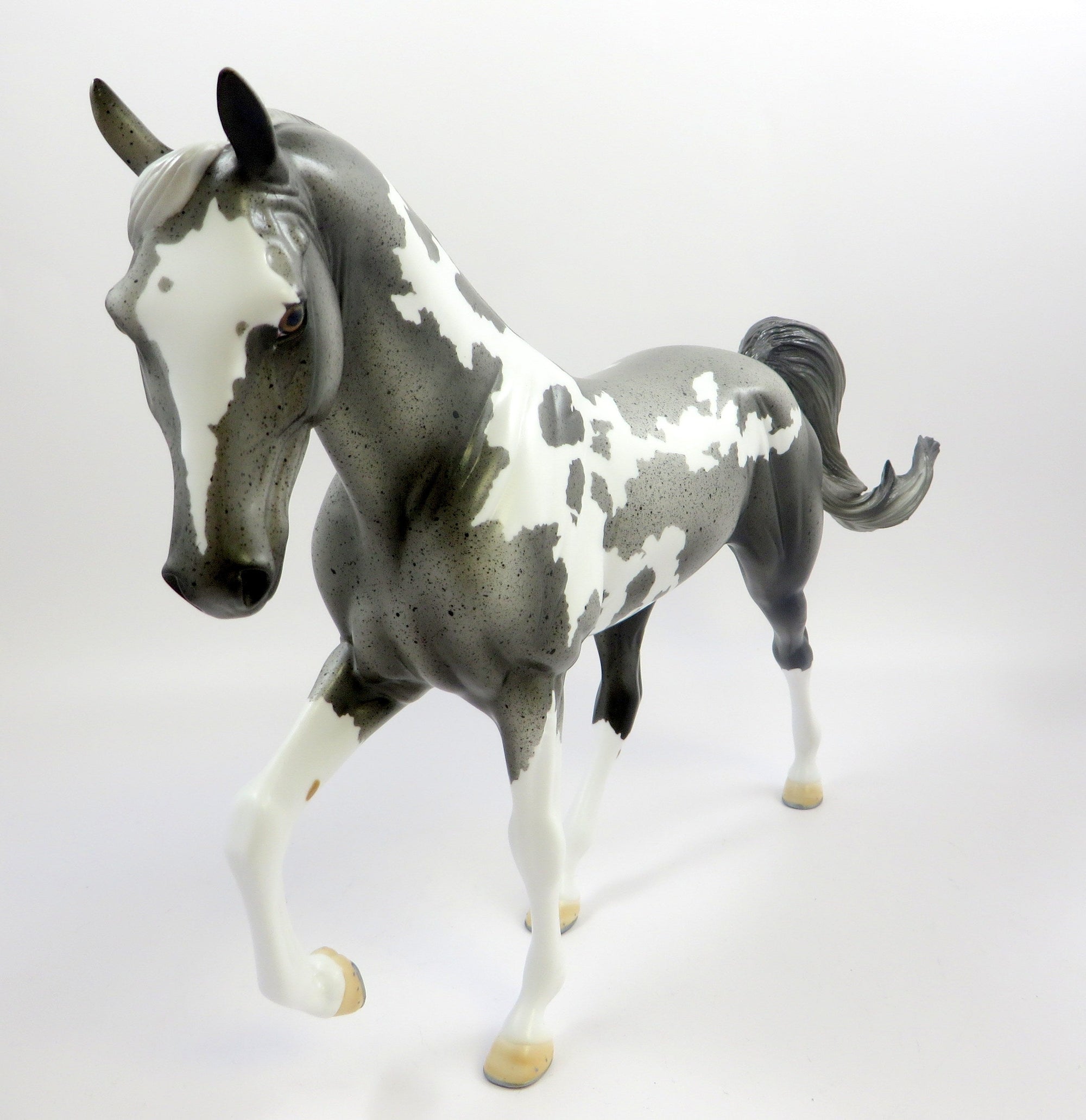 MERKING-OOAK BLUE ROAN TENNESSEE WALKER MODEL HORSE EQ 2019