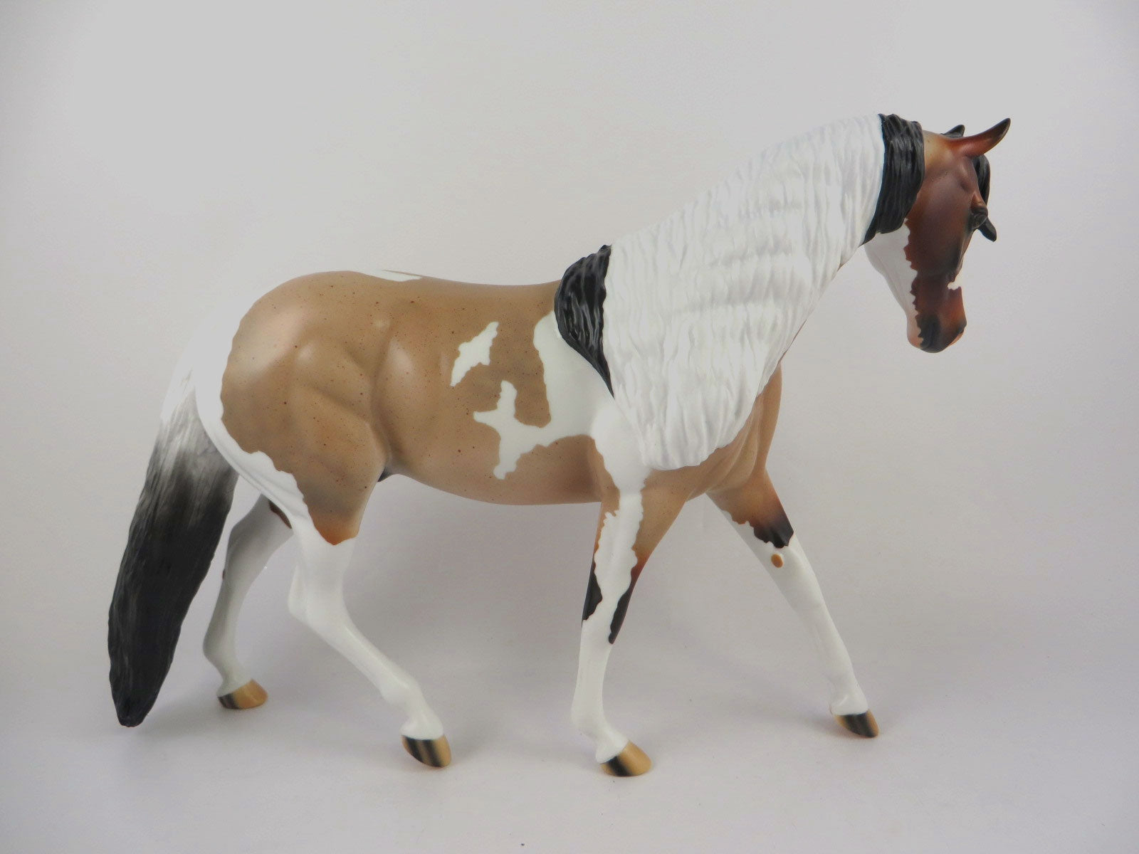 CREEP IT REAL - LE-3 BAY ROAN PINTO PONY BY AUDREY DIXON MM19