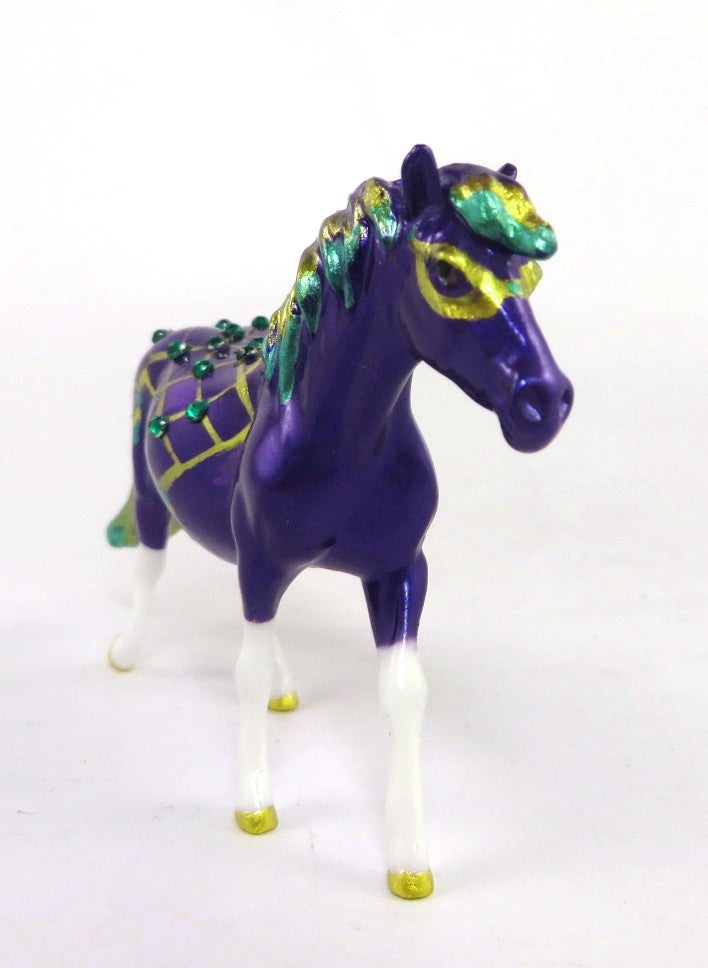 MIGNON-OOAK PONY CHIP DECORATOR MARDI GRAS SPECIAL 2/25/20