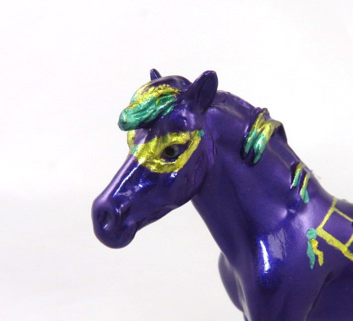 MIGNON-OOAK PONY CHIP DECORATOR MARDI GRAS SPECIAL 2/25/20