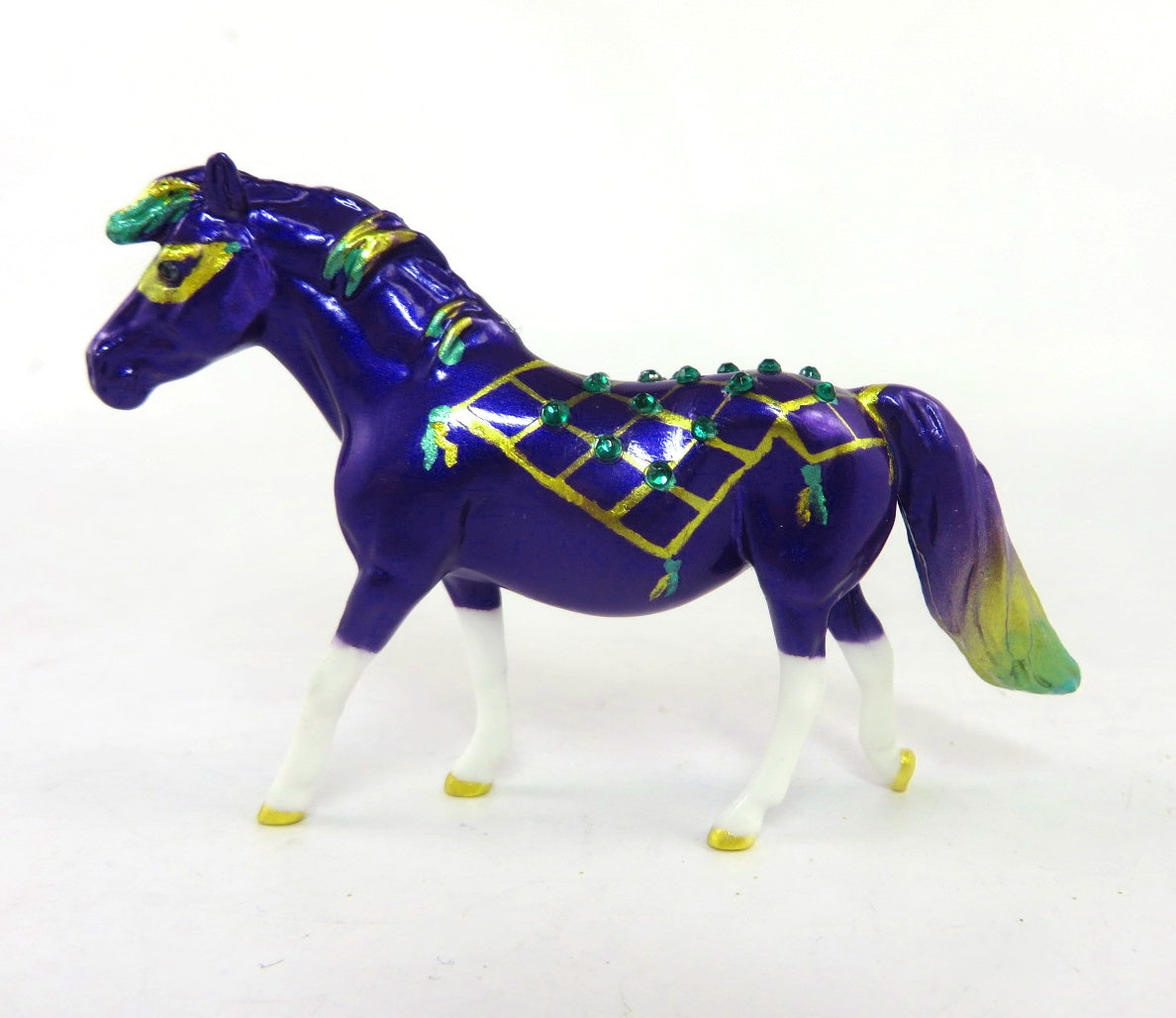 MIGNON-OOAK PONY CHIP DECORATOR MARDI GRAS SPECIAL 2/25/20