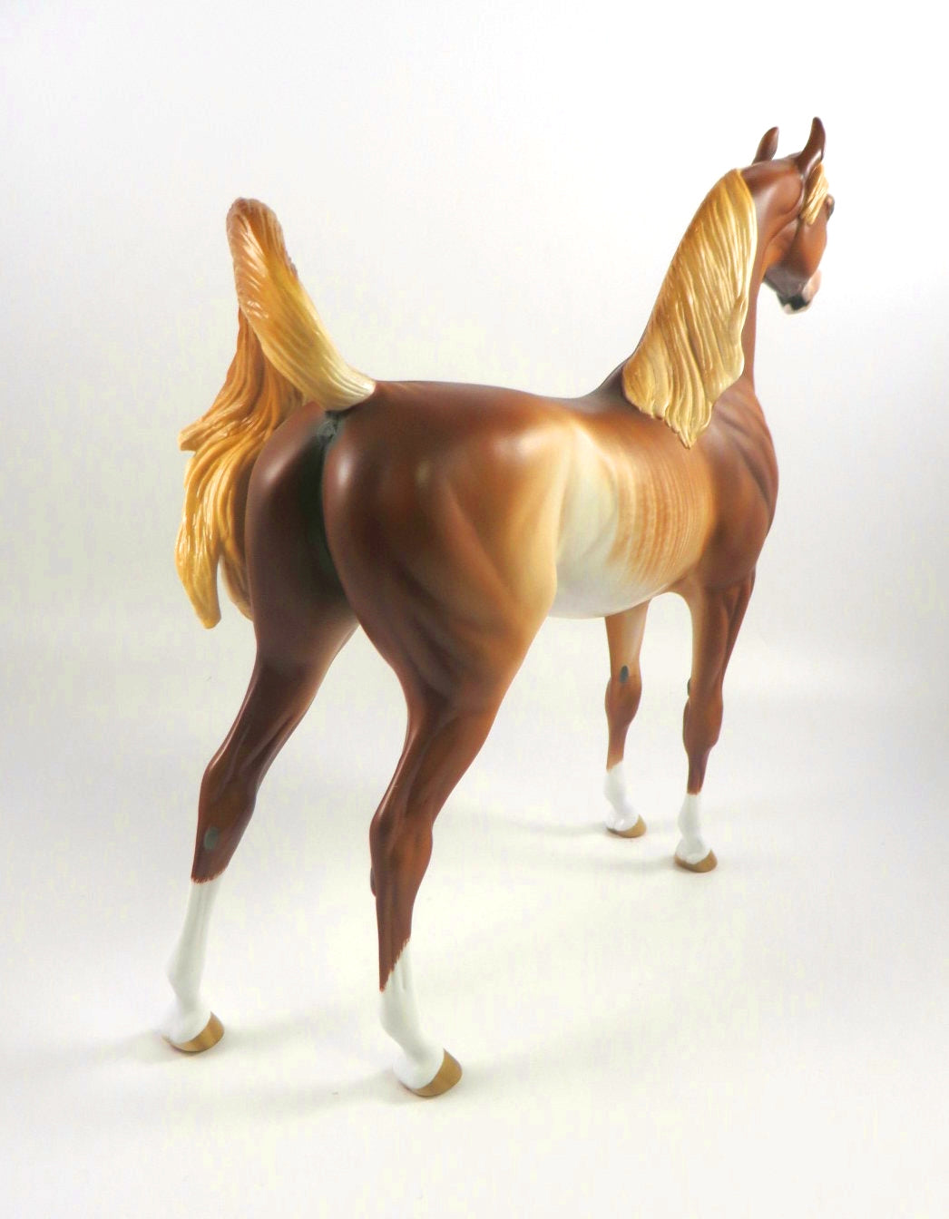 MILO -OOAK CHESTNUT RABICANO ARABIAN BY SHERYL LEISURE MM19