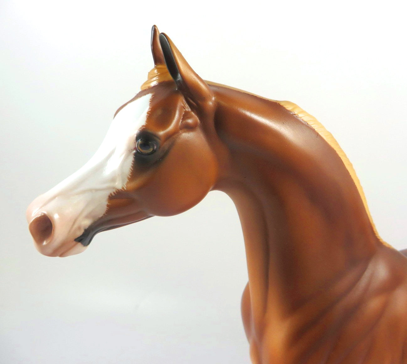 MILO -OOAK CHESTNUT RABICANO ARABIAN BY SHERYL LEISURE MM19