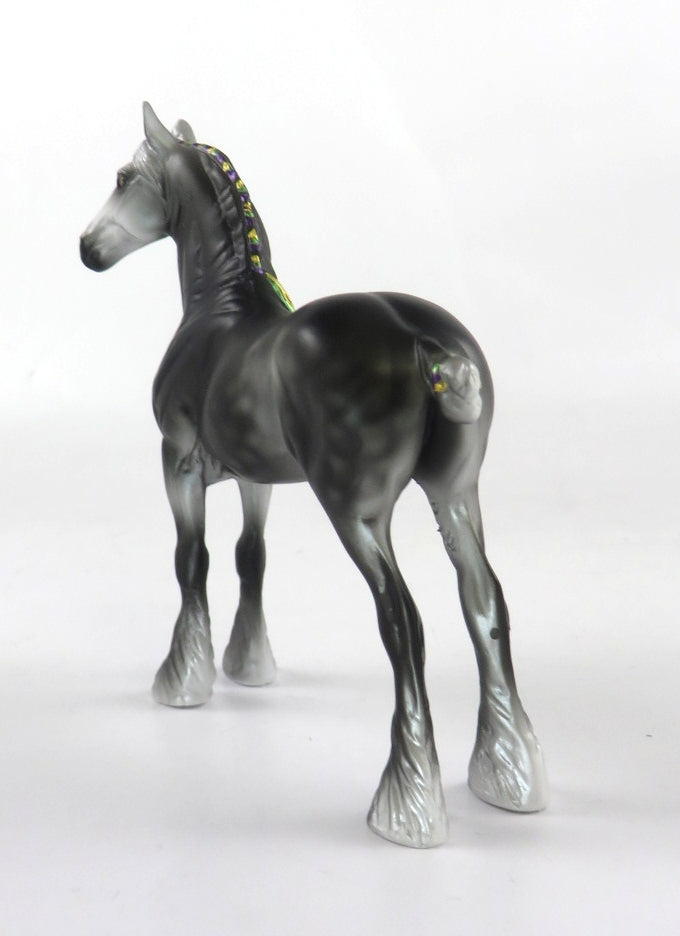 MINI ME VOODOO-LE-15 DARK DAPPLE BAY  DRAFTER CHIP MARDI GRAS SPECIAL