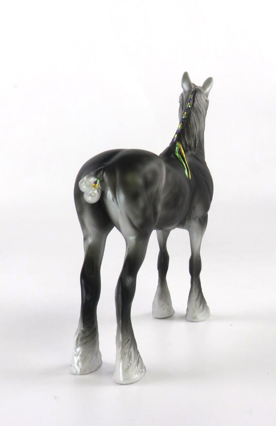 MINI ME VOODOO-LE-15 DARK DAPPLE BAY  DRAFTER CHIP MARDI GRAS SPECIAL