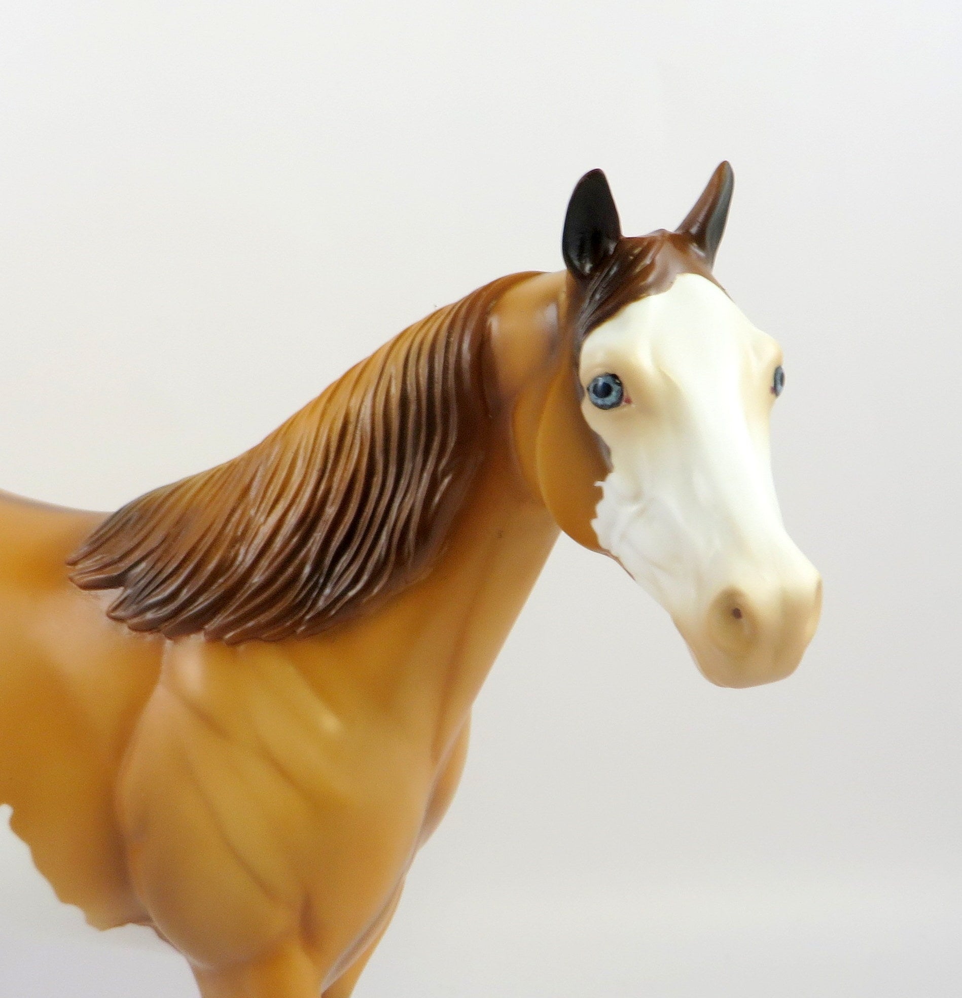 MIRCHE-OOAK RED DUN SPLASH ISH MODEL HORSE EQ 19