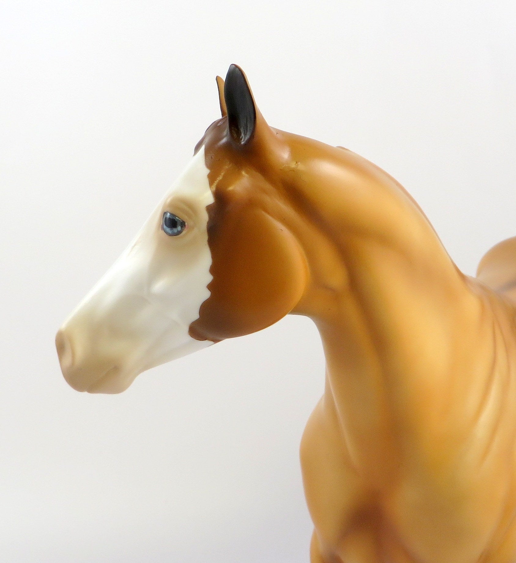 MIRCHE-OOAK RED DUN SPLASH ISH MODEL HORSE EQ 19