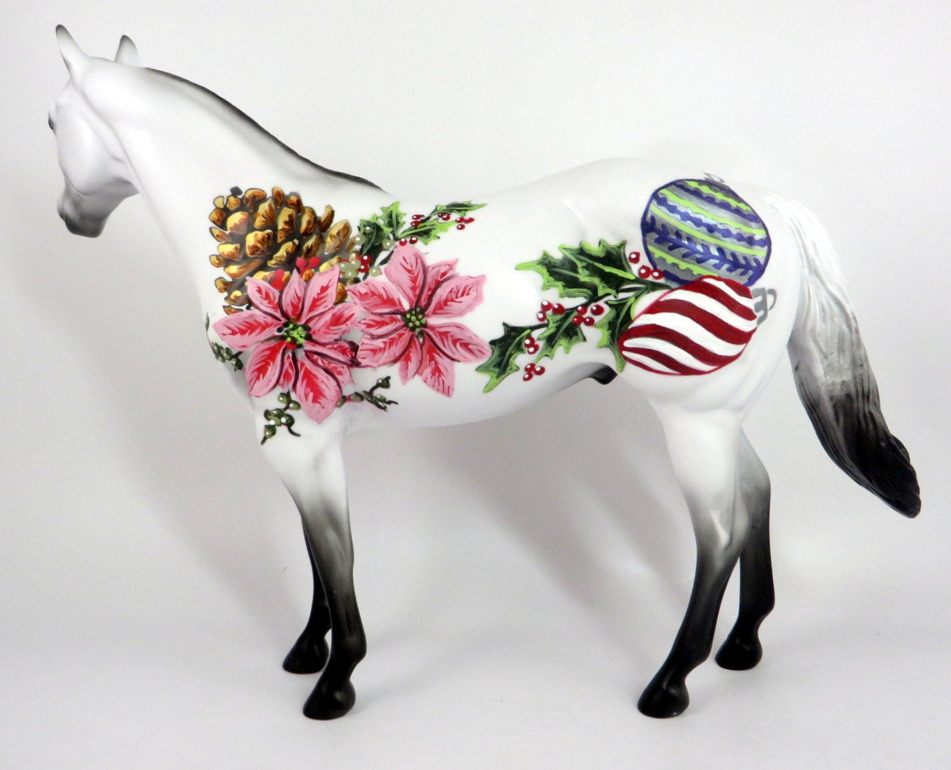 MISTLETOE-OOAK WHITE CHRISTMAS  DECORATOR ISH BY DAWN QUICK WHS19