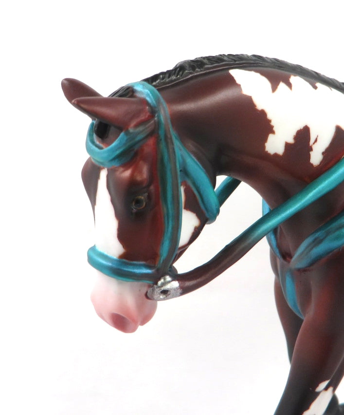 MISTLETOE-OOAK CUSTOM WARMBOOLD PEBBLES MODEL HORSE 12/27/19