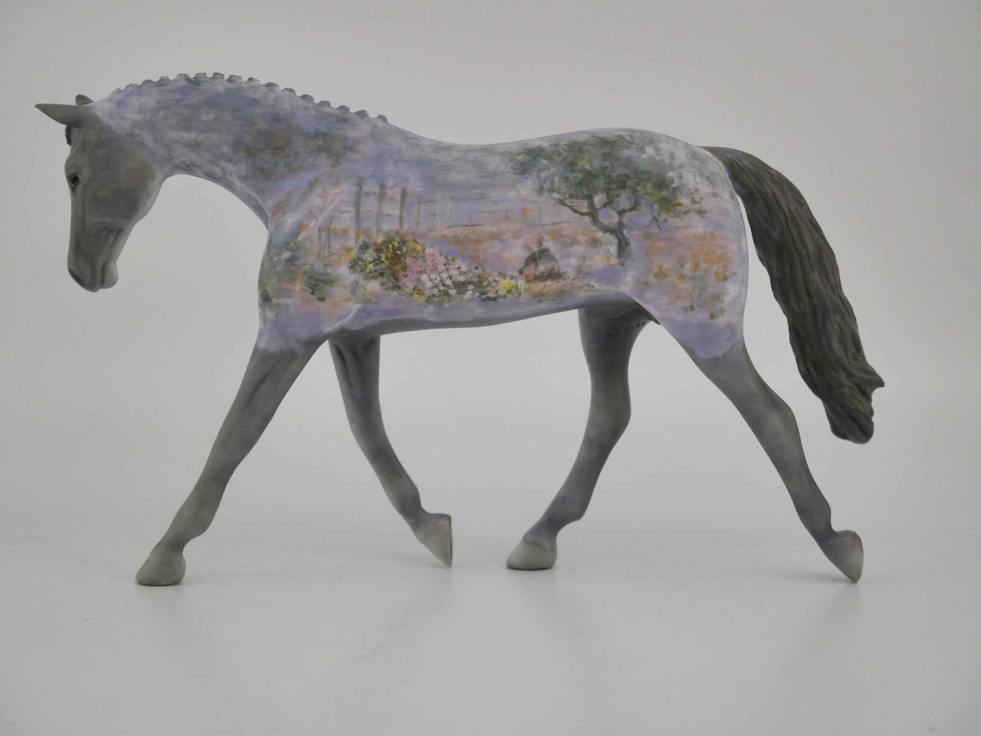 MISTY MORNING-OOAK BY ANDREA PEBBLES ARTIST FEATURE  INSPIRED BY ALFRED SISLEY