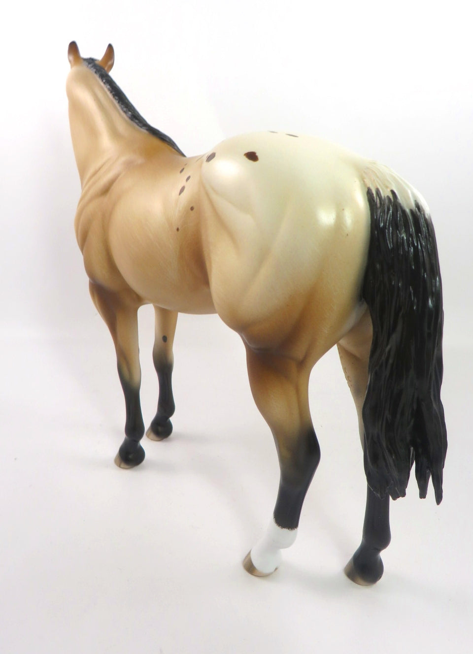 MONACH-OOAK BAY BLANKET APPALOOSA MODEL HORSE BY SHERYL LEISURE 1/3/20