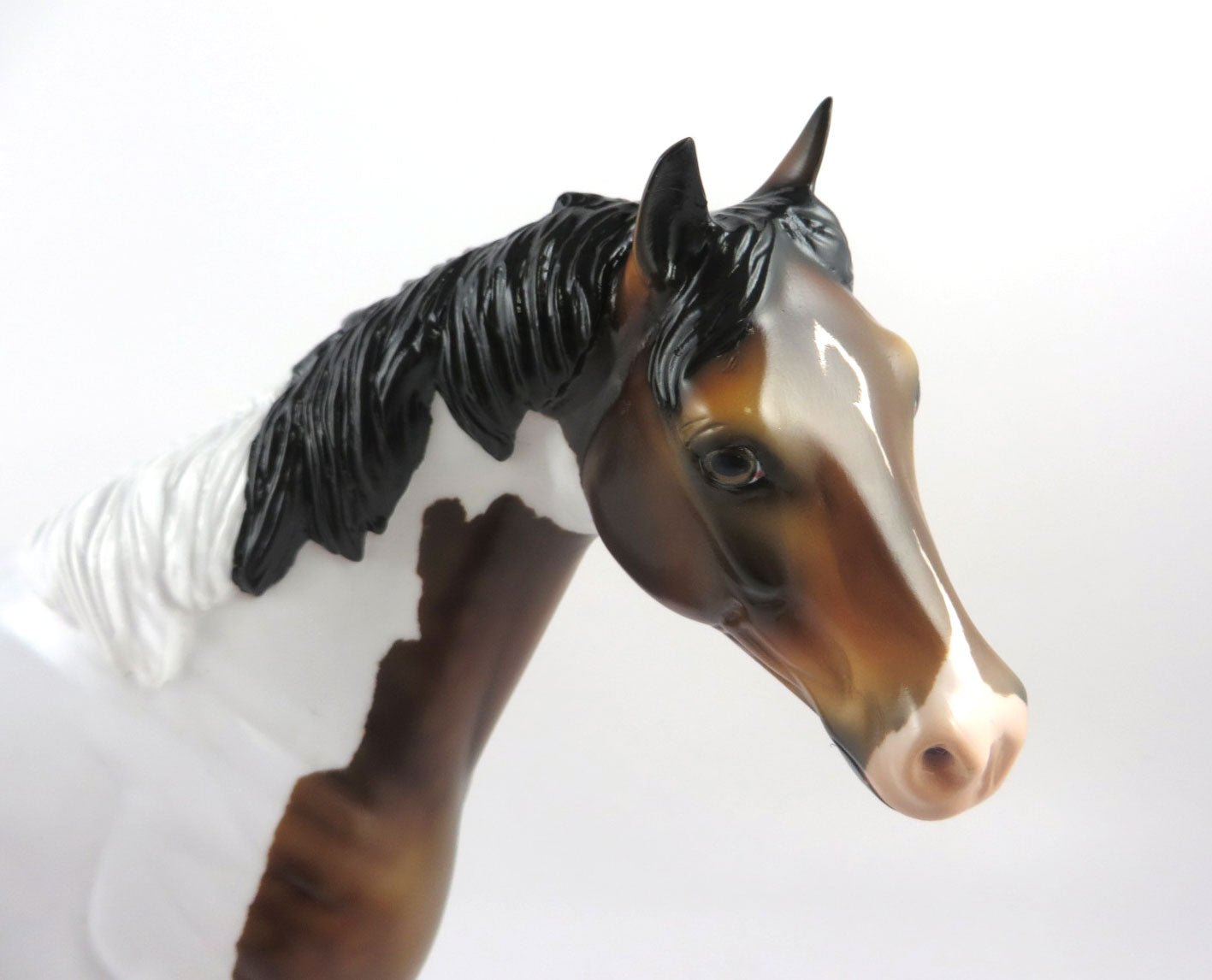 MONSTER MASH-OOAK BROWN/BLACK/WHITE TOBANIO IDEAL STOCK HORSE BY AUDREY DIXON MM19