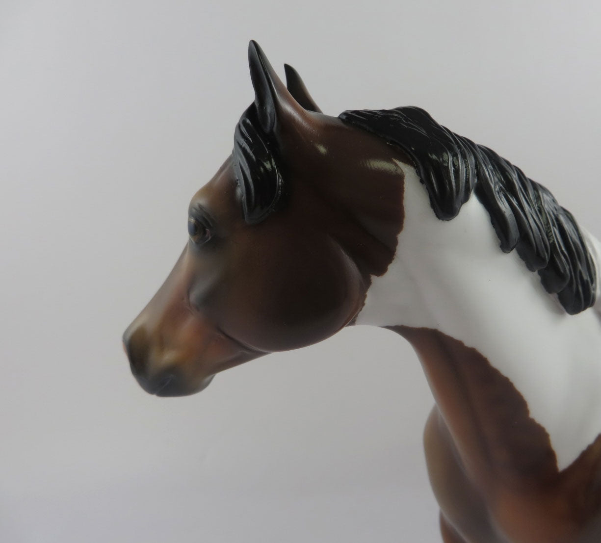 MONSTER MASH-OOAK BROWN/BLACK/WHITE TOBANIO IDEAL STOCK HORSE BY AUDREY DIXON MM19