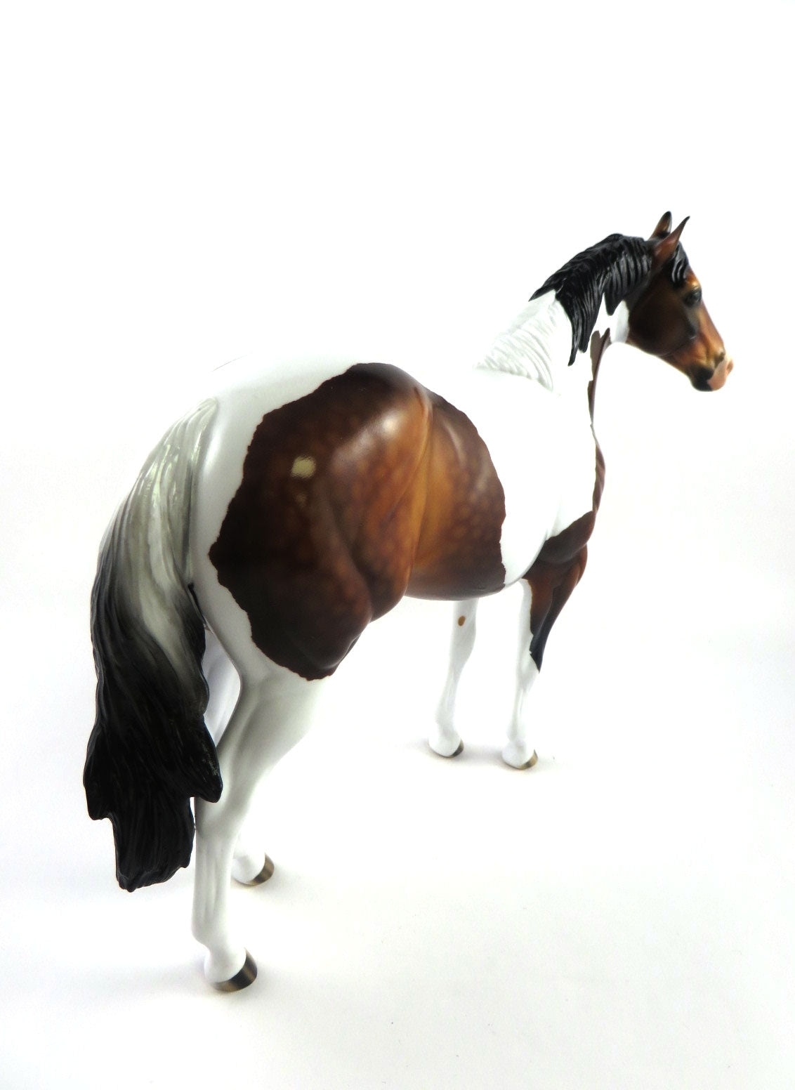 MONSTER MASH-OOAK BROWN/BLACK/WHITE TOBANIO IDEAL STOCK HORSE BY AUDREY DIXON MM19