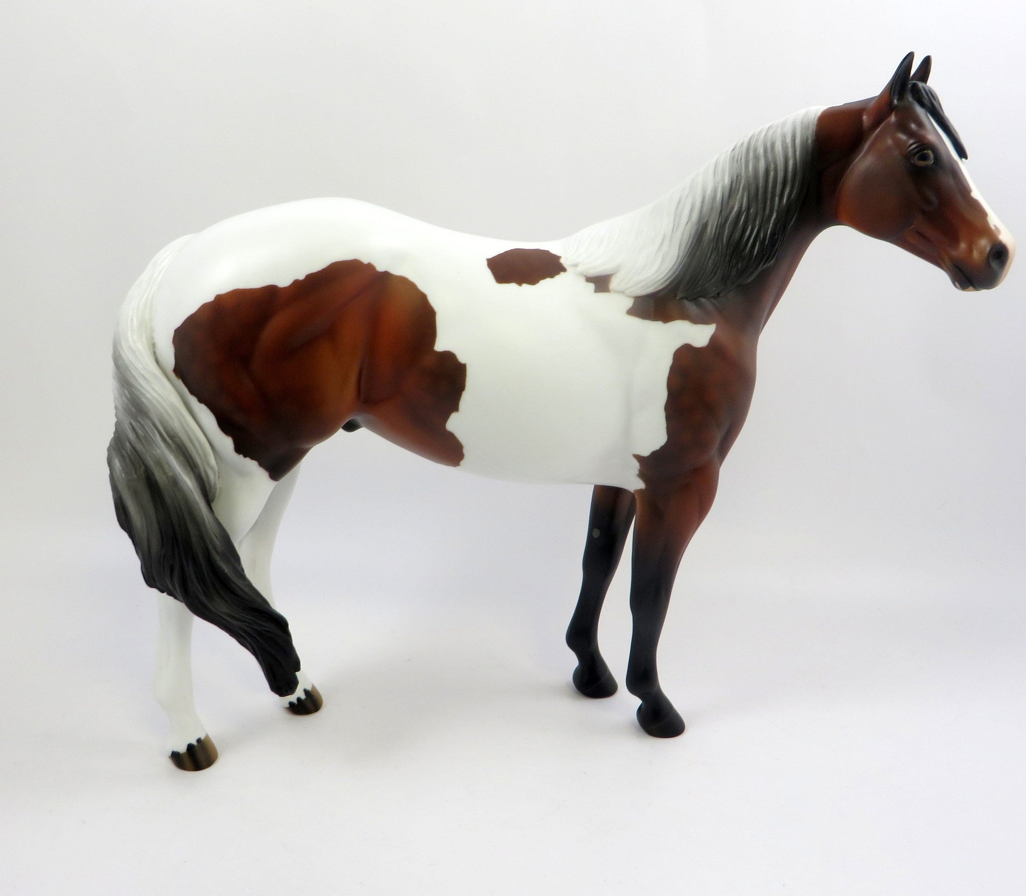 MONTAGU-OOAK DAPPLE BAY TOBIANO ISH MODEL HORSE EQ 2019