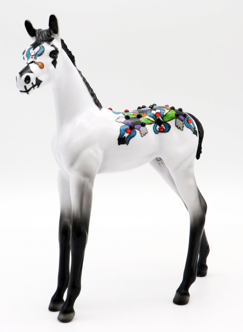 Moon - OOAK Sugar Skull Foal by Dawn Quick - MM 2021