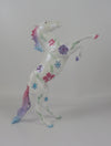 MOON ORCHID-OOAK PEBBLES REARING CHRISTMAS  DECO WHS 19