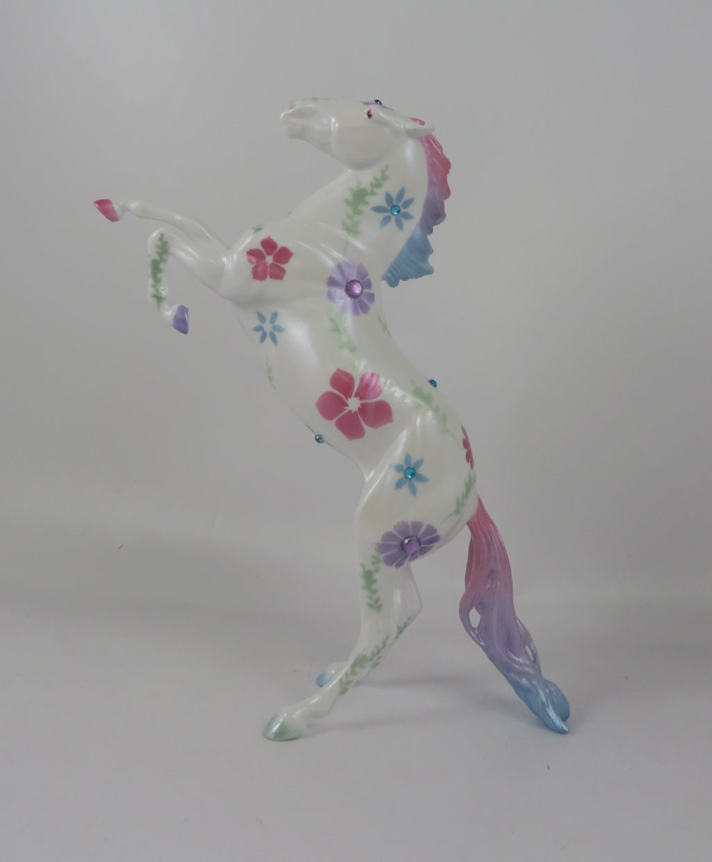 MOON ORCHID-OOAK PEBBLES REARING CHRISTMAS  DECO WHS 19