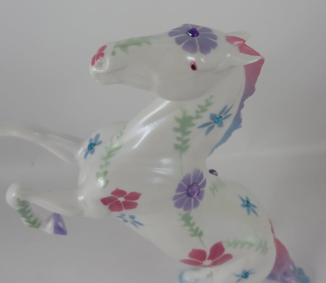 MOON ORCHID-OOAK PEBBLES REARING CHRISTMAS  DECO WHS 19