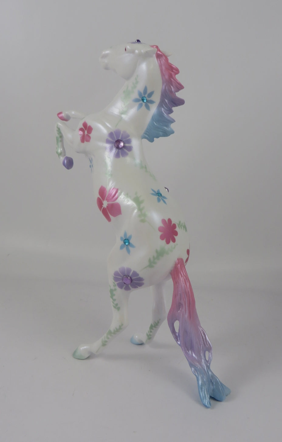 MOON ORCHID-OOAK PEBBLES REARING CHRISTMAS  DECO WHS 19