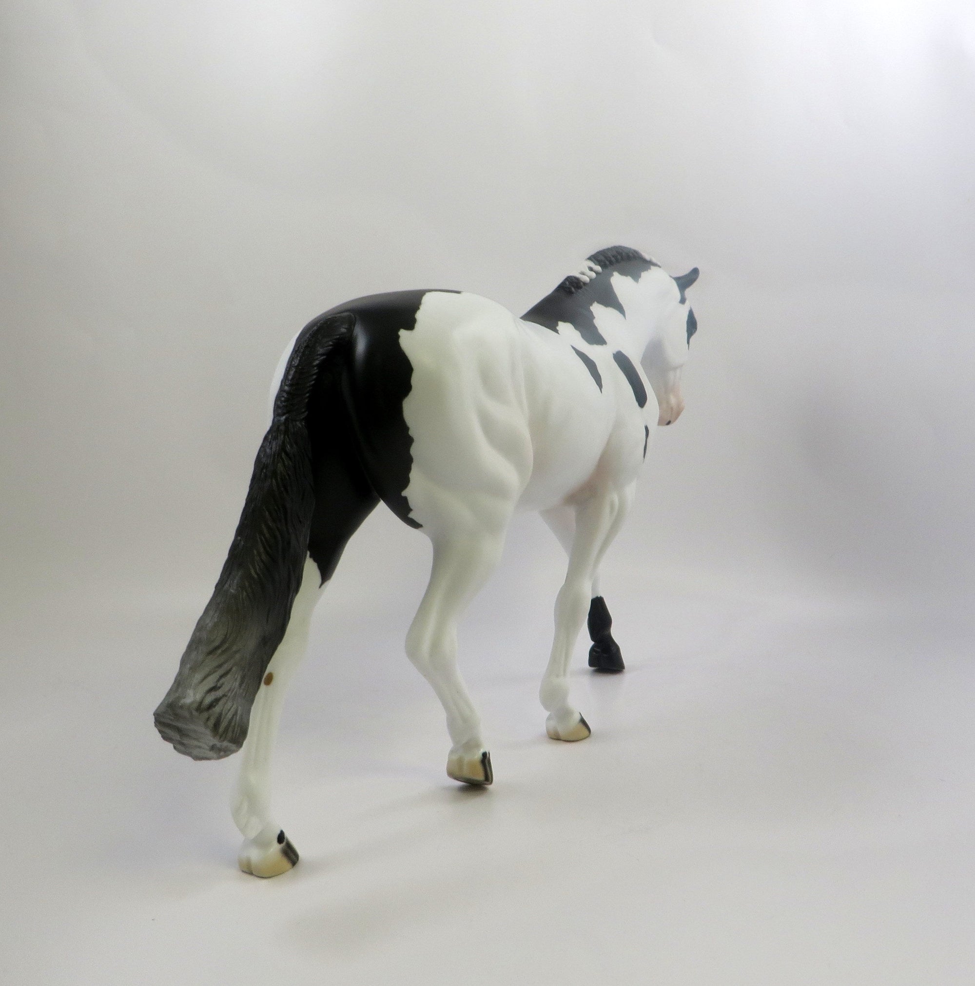 MORGANA-BLACK OVERO IRISH DRAFT NC MODEL HORSE EQ 2019